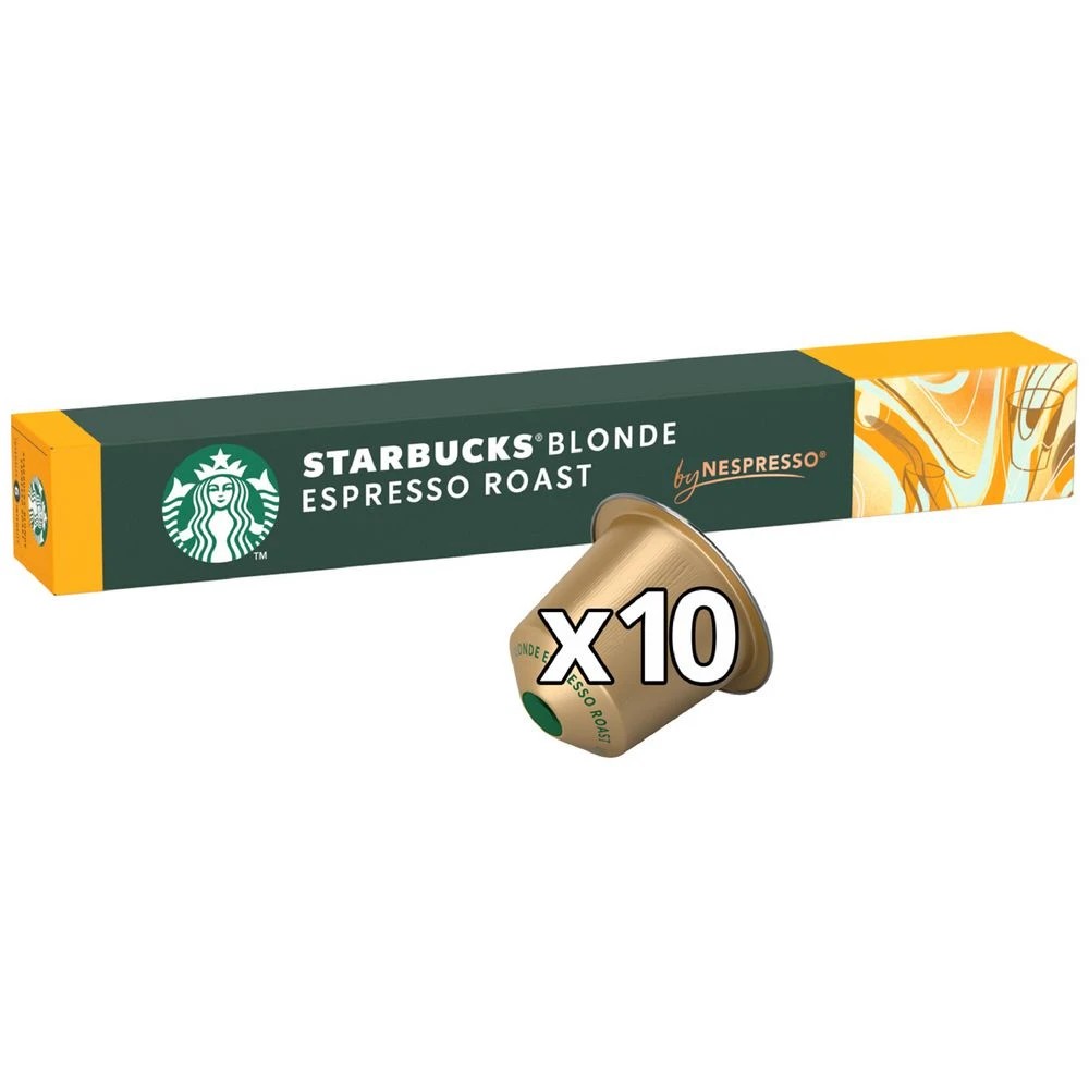 1 Starbucks Blonde Espresso Coffee Capsules 10 Pack, 1 of 7