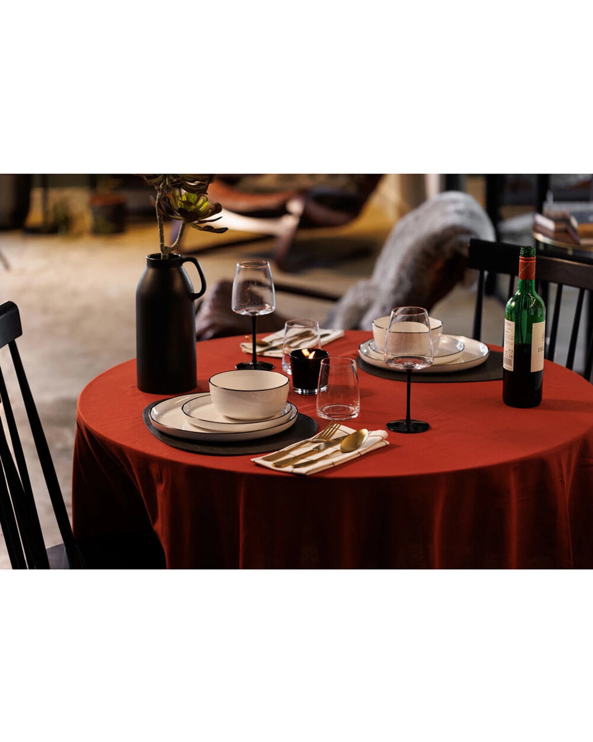 2 Mikasa Limestone 12pc Porcelain Dinner Set Functional Luxe Monochrome - White, 2 of 6