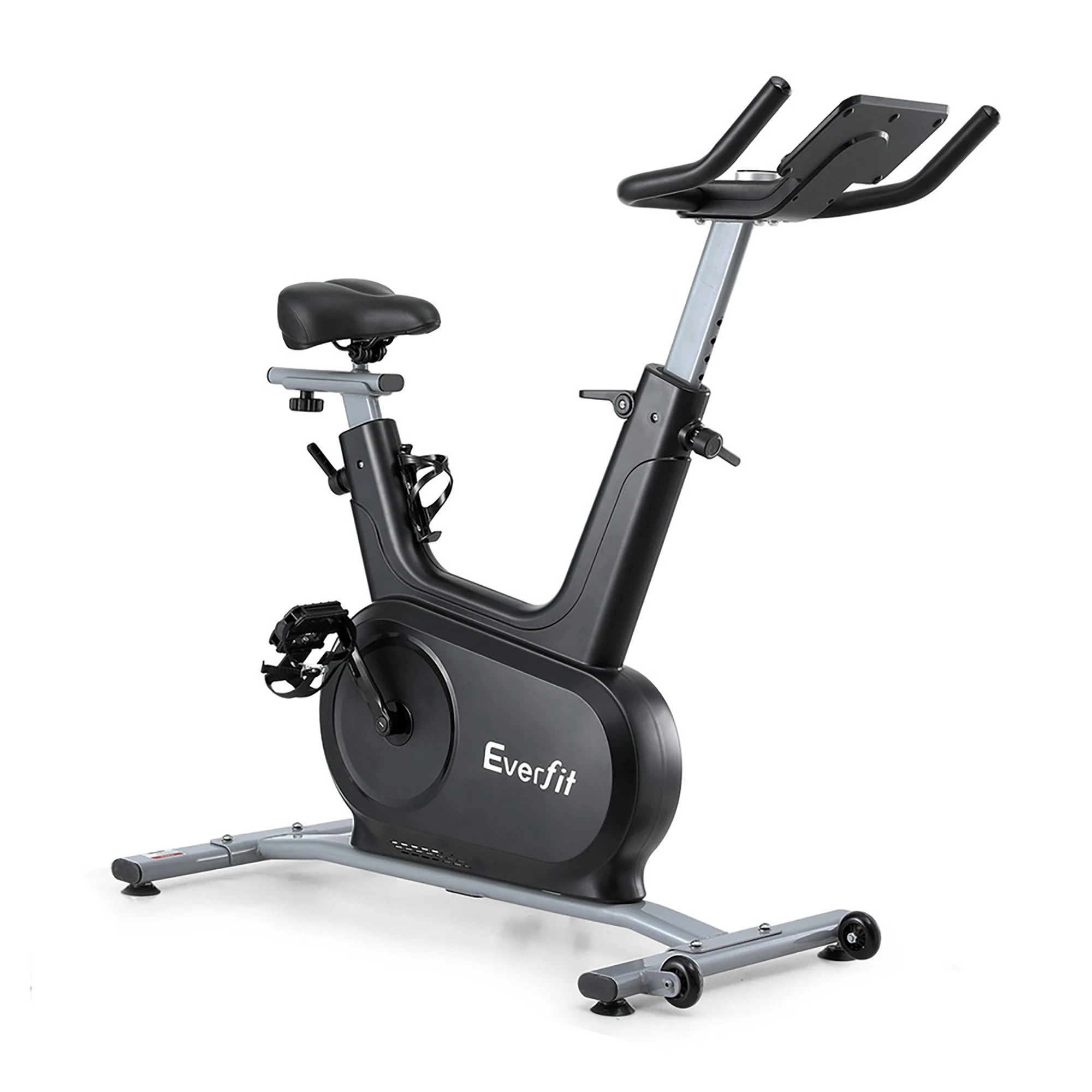 1 Everfit Exercise Bike Spin Bike Electromagnetic Smart Home Fitness 24-Level Resistance - Black, 1 of 10