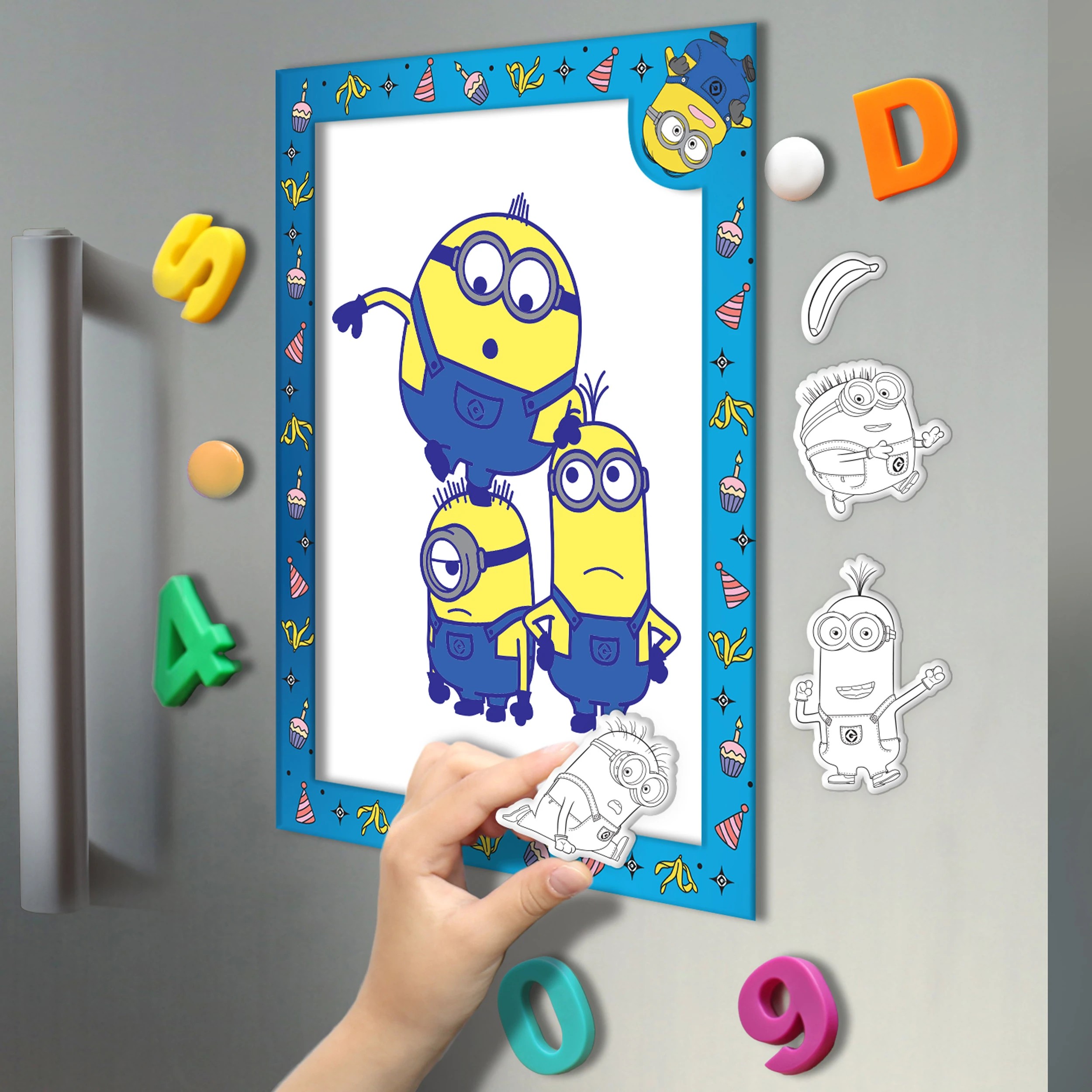 5 Illumination's Minions: Kaleidoscope Colour-Me Magnets Colouring Book, 5 of 5
