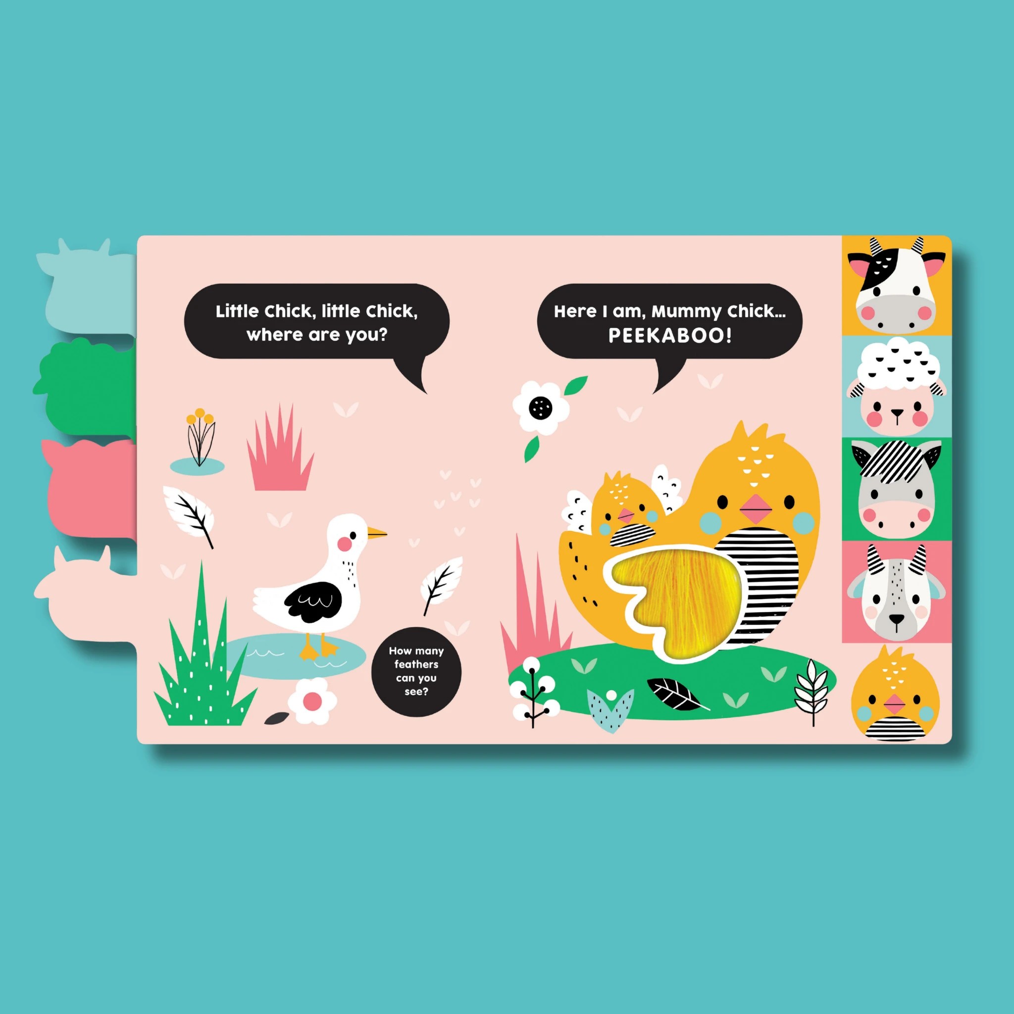 3 Touch and Find Peekaboo: Little Cow - Book, 3 of 3
