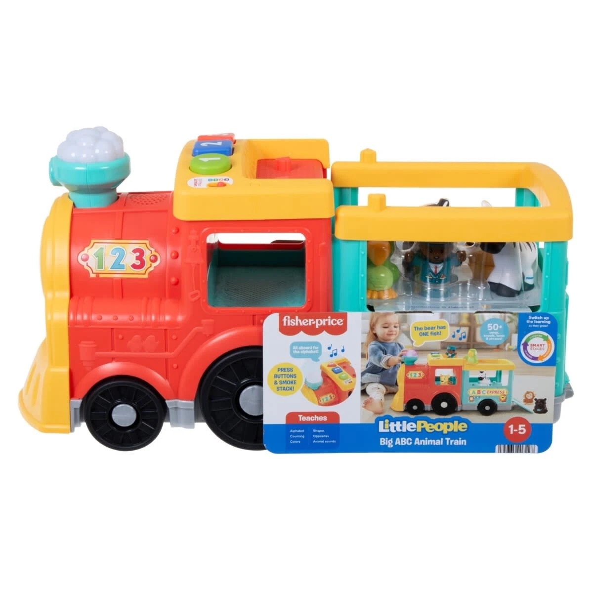 1 Fisher-Price Little People Big ABC Animal Train, 1 of 8