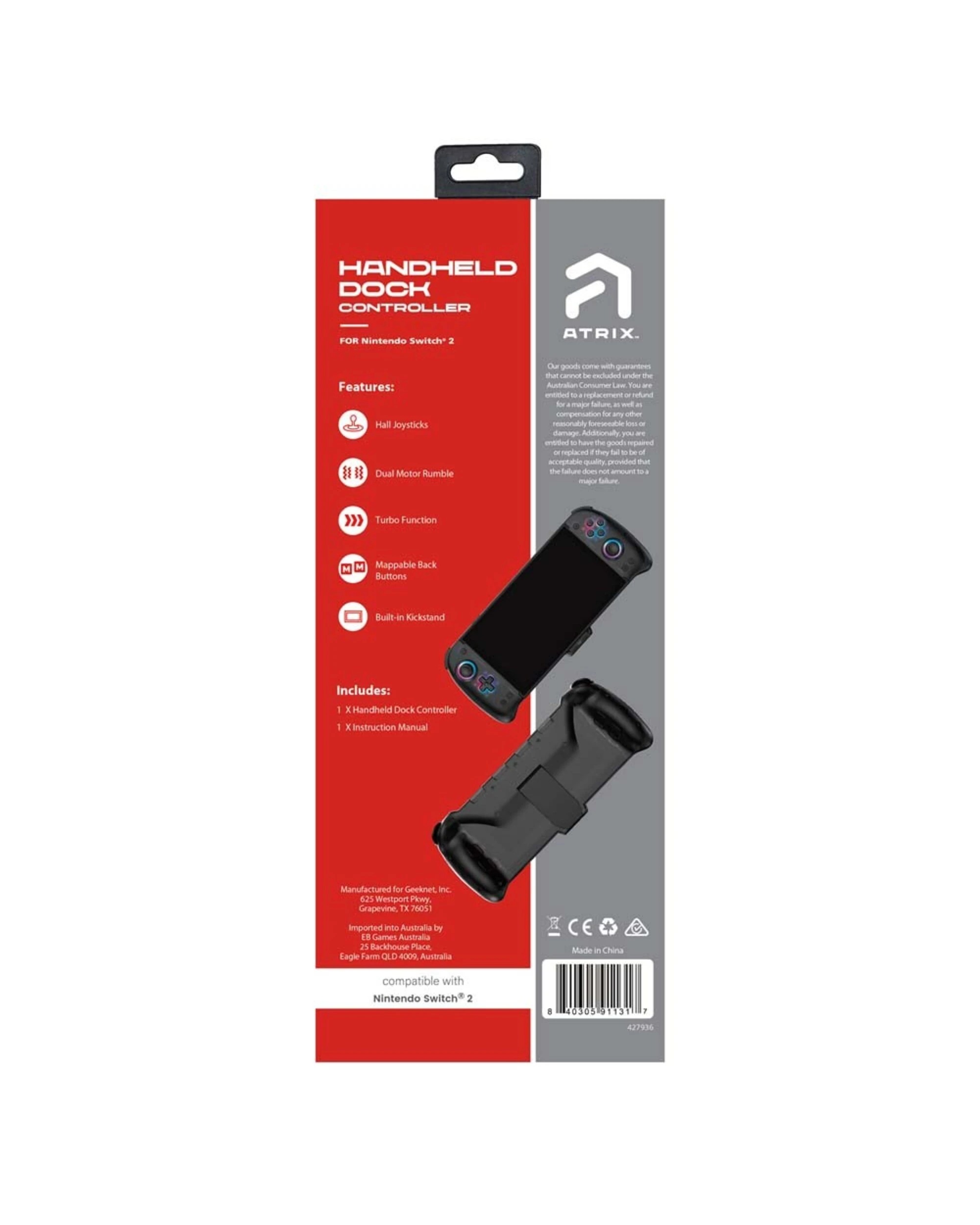 5 Atrix - Handheld Dock Controller for Nintendo Switch 2, 5 of 5