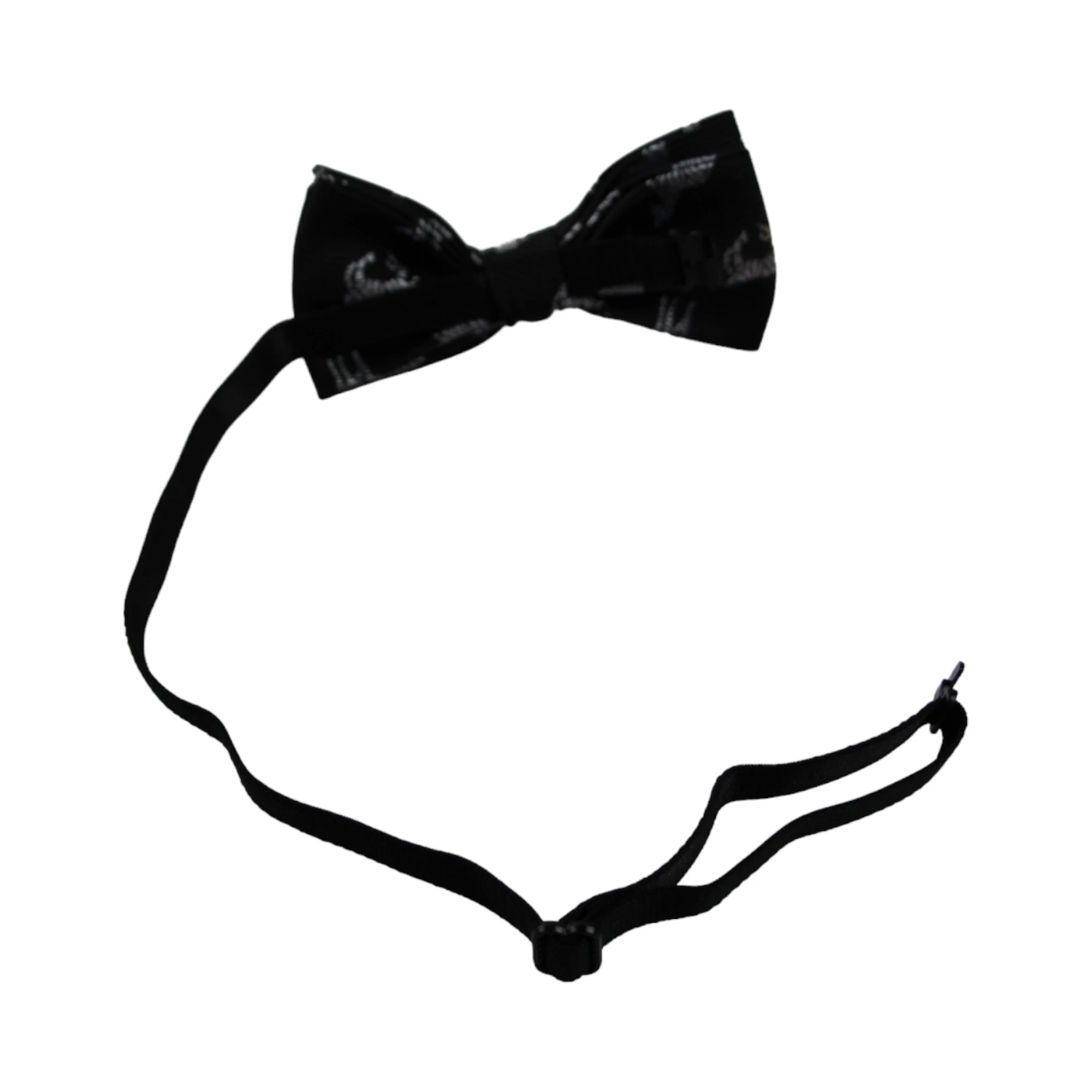 5 Zasel Boys Black With Silver Zebras Patterned Cotton Bow Tie - Multi, 5 of 6