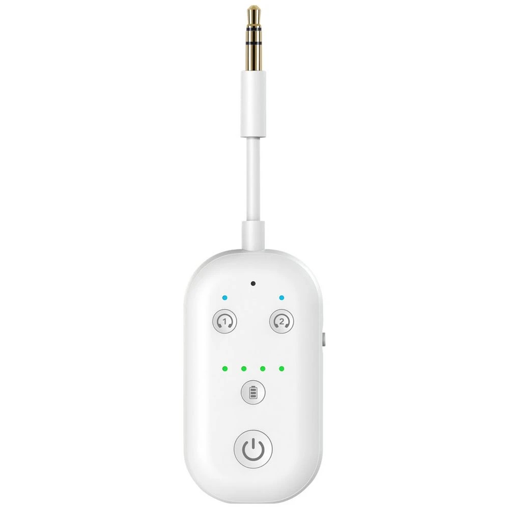 1 Bonelk Fly Wireless Pro Bluetooth/AUX Audio Sharer White, 1 of 4