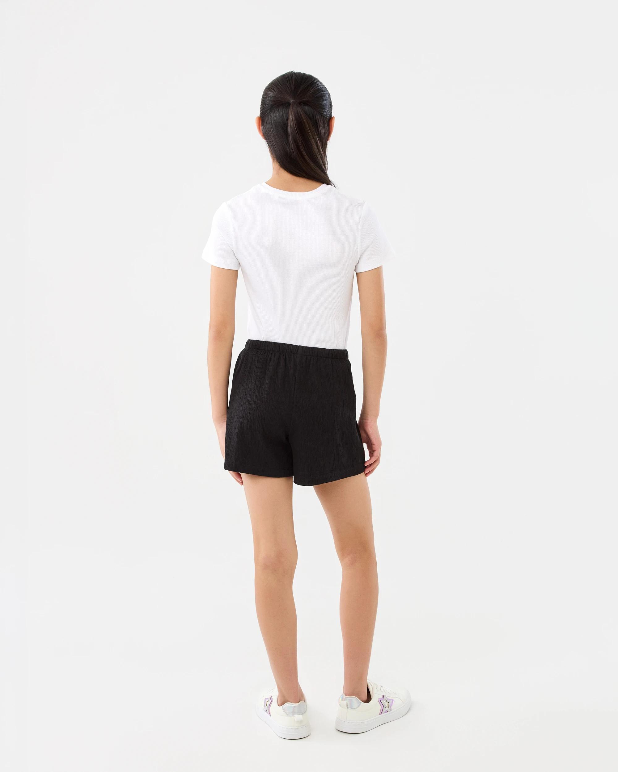 5 Crinkle Shorts Black, 5 of 5