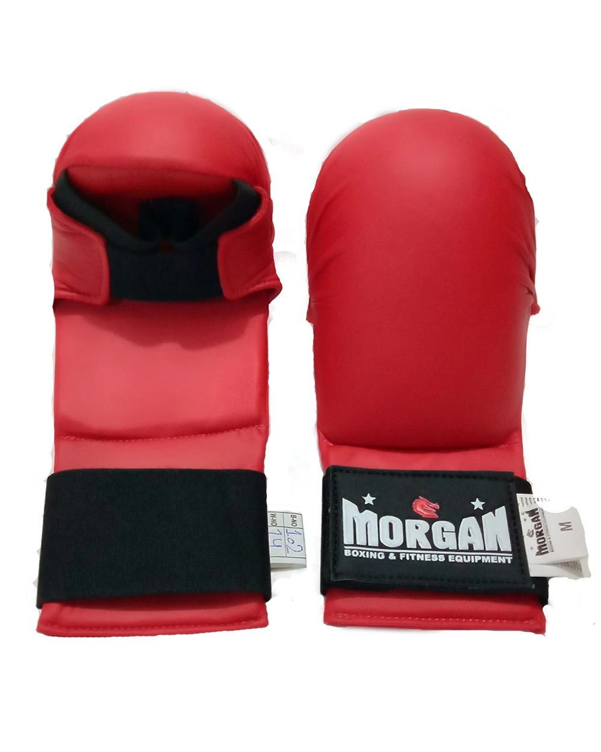 3 Morgan Wkf Style Karate Gloves Large - Red, 3 of 5