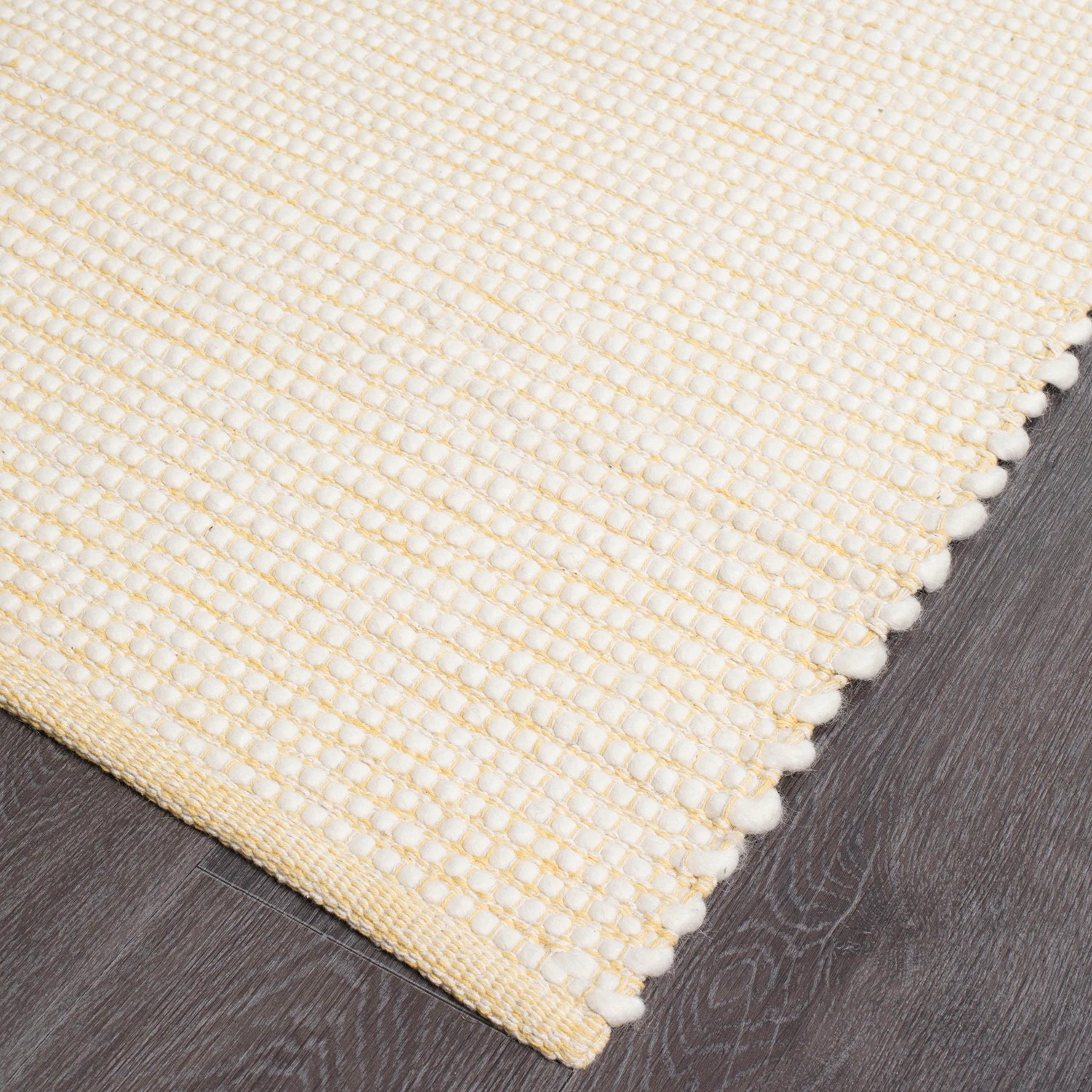 3 Common Ground Rugs Atelier 165x115cm - Small Hand Loomed Wool Floor Rug - Gold, 3 of 7