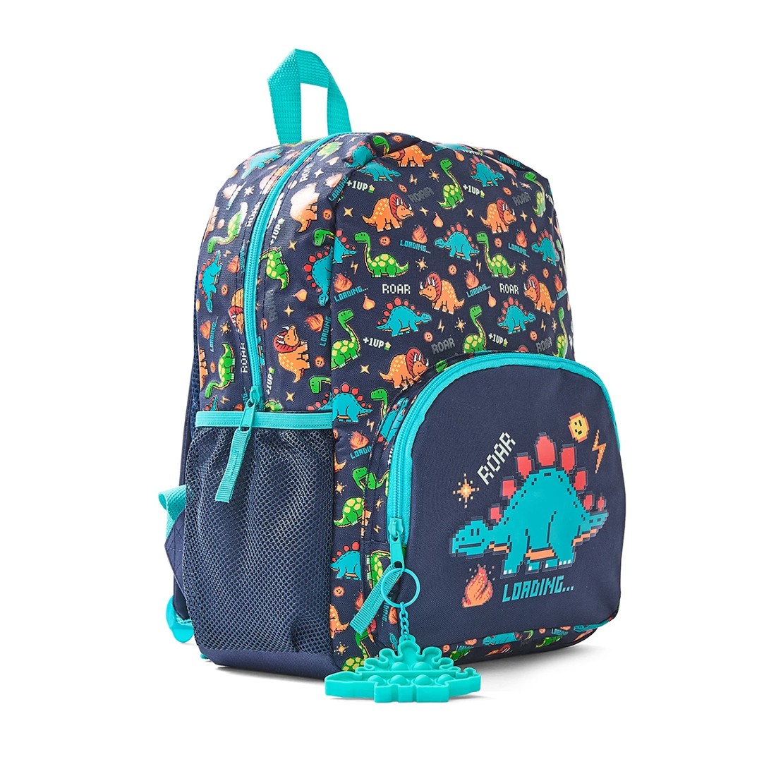 2 Junior Backpack - Dino Gamer, Navy, 2 of 10