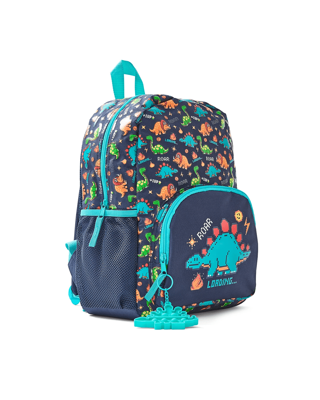 2 Junior Backpack - Dino Gamer, Navy, 2 of 10
