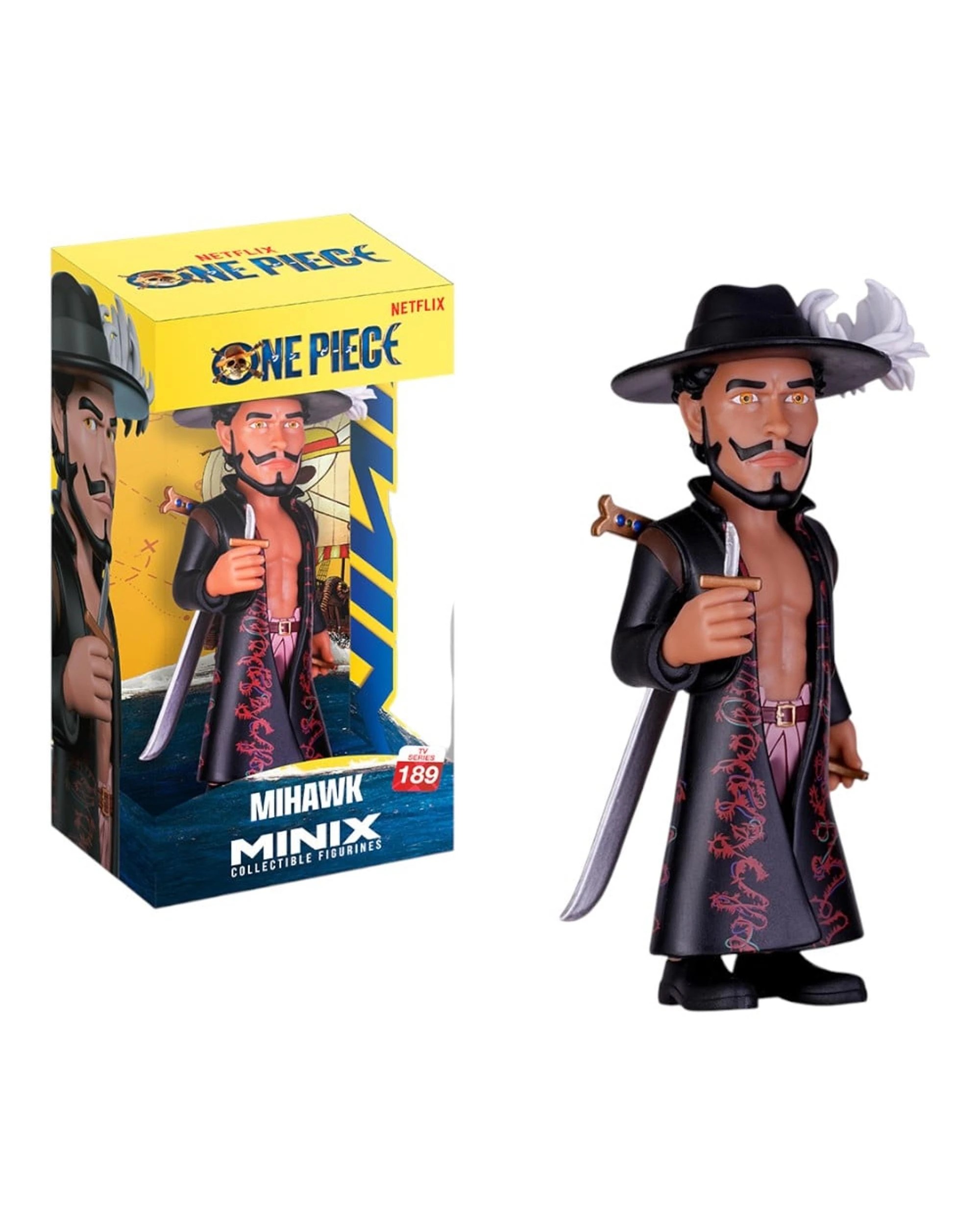 2 Minix One Piece Netflix Mihawk Figure, 2 of 7
