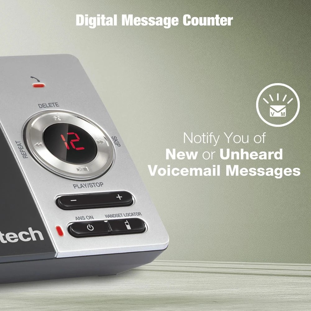 9 VTech CLS22050 DECT Cordless Phone 3 Handset, 9 of 10