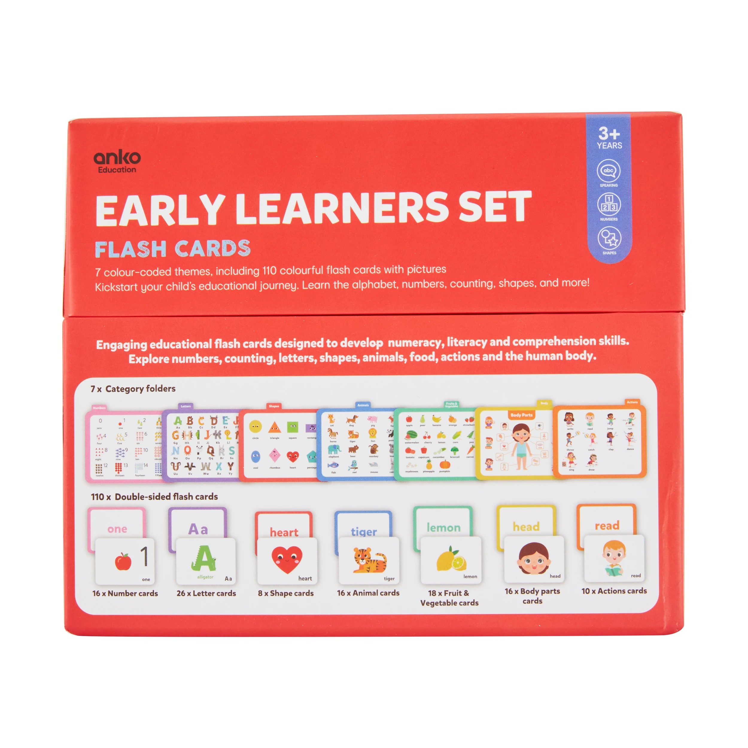 4 Early Learners Set Flash Cards, 4 of 4
