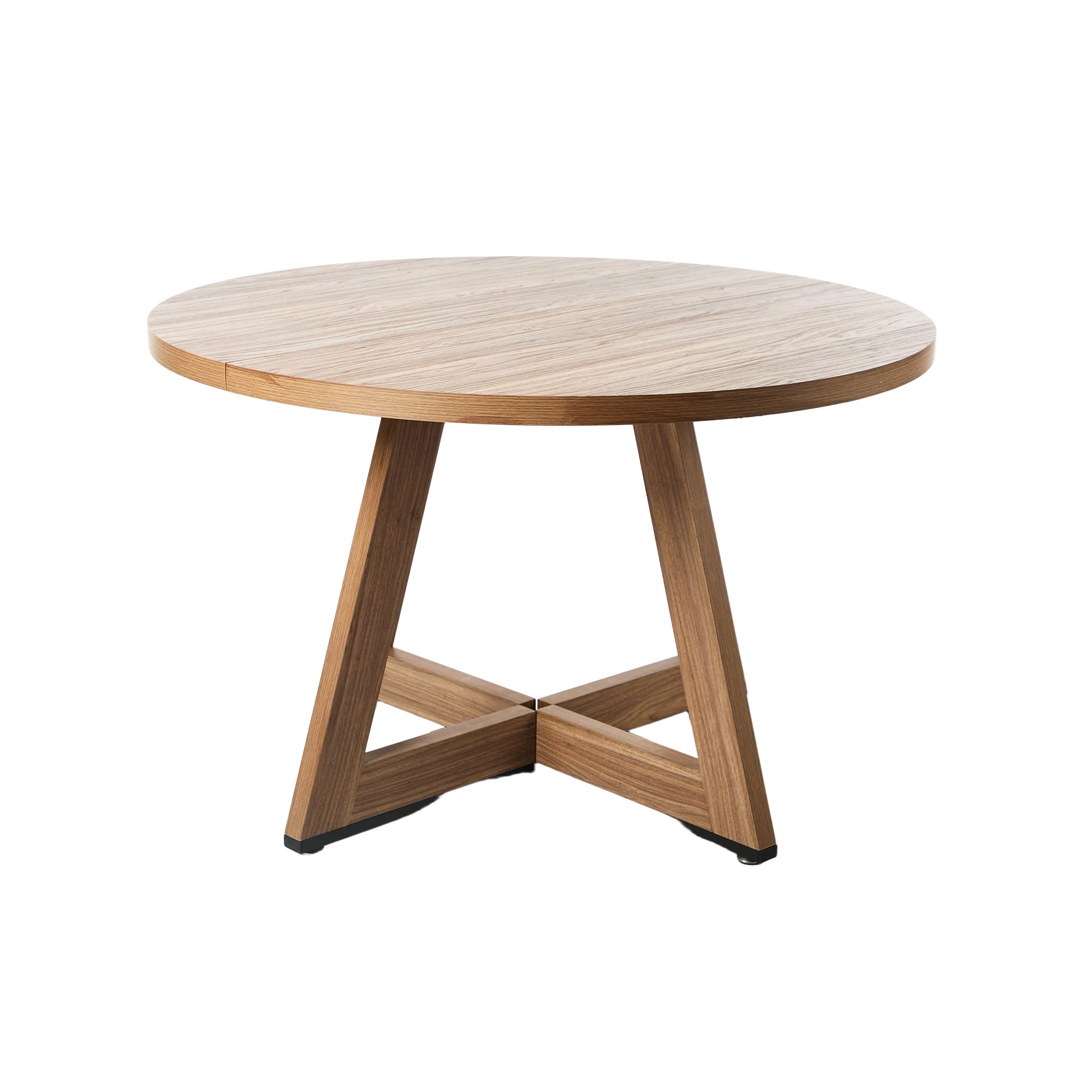 7 Oikiture 120cm Round Dining Table Wooden Kitchen Furniture - Natural, 7 of 9