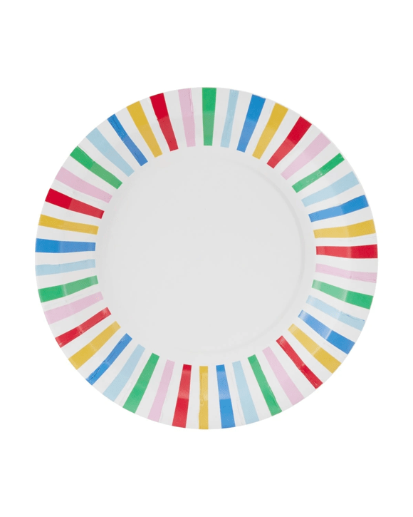 16 Piece Bright Dessert Paper Plates