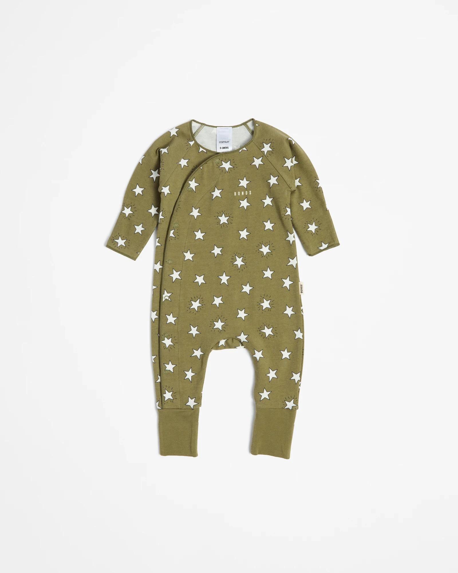 1 Bonds Baby Newbies Cozysuit Coverall SUPER STAR, 1 of 4