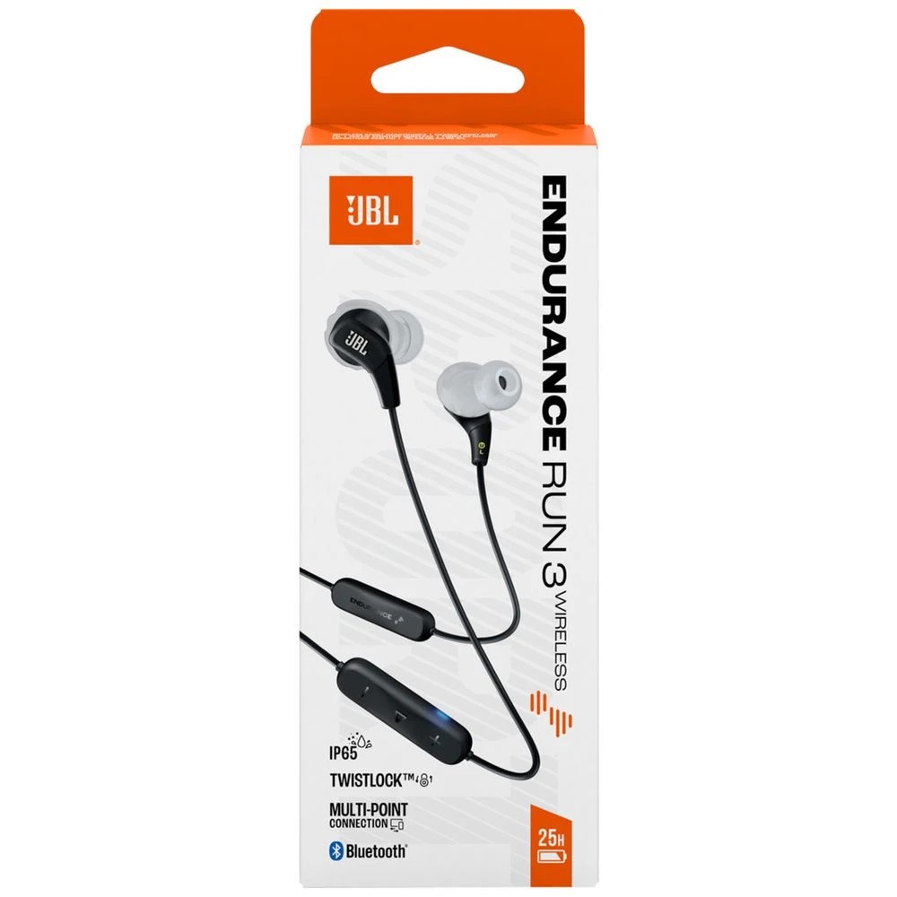 8 JBL Endurance Run 3 Wireless Earphones Black, 8 of 8