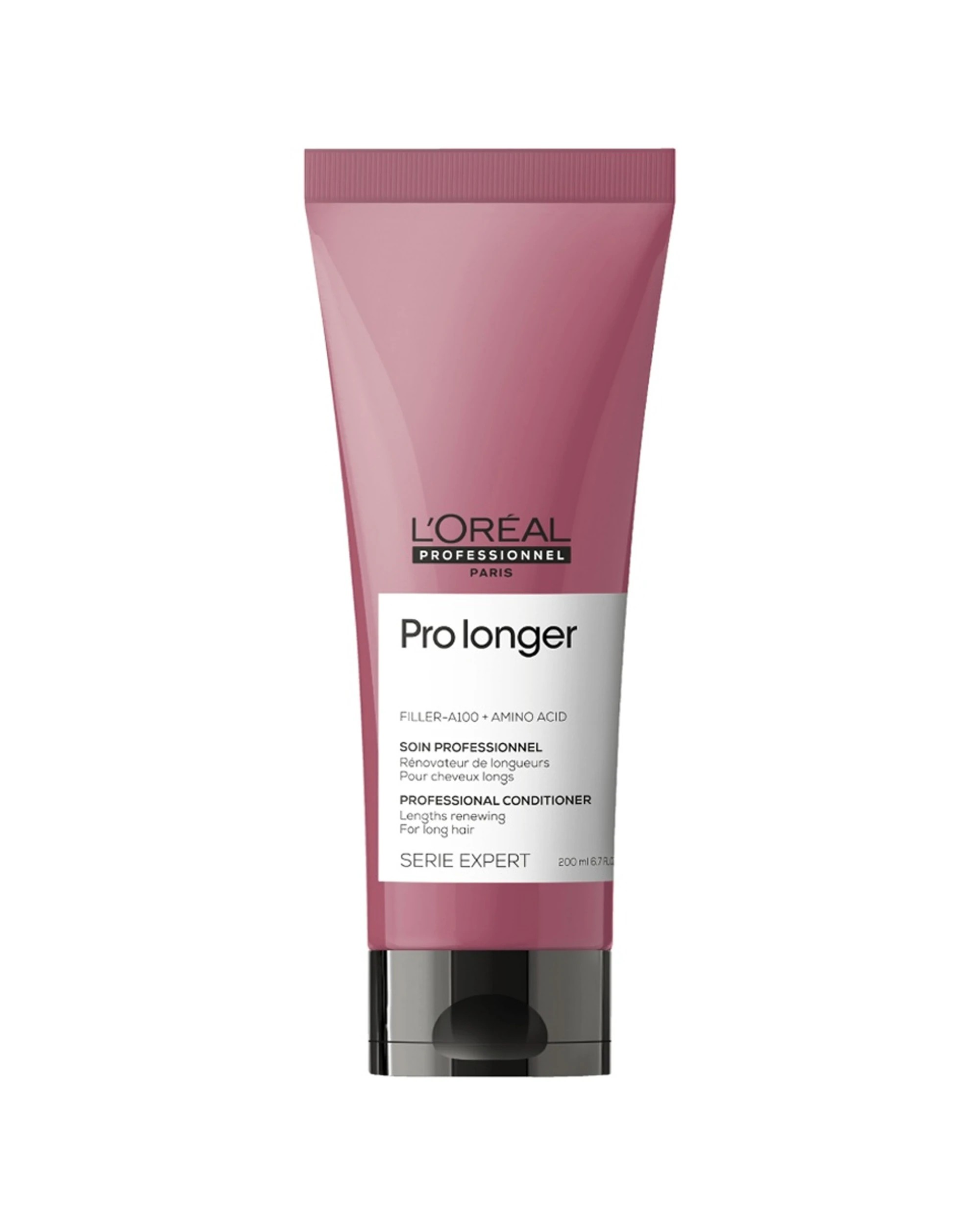 1 L'Oréal Professionnel Pro Longer Conditioner 200ml Thickens Strengthens Hair - Pink, 1 of 1