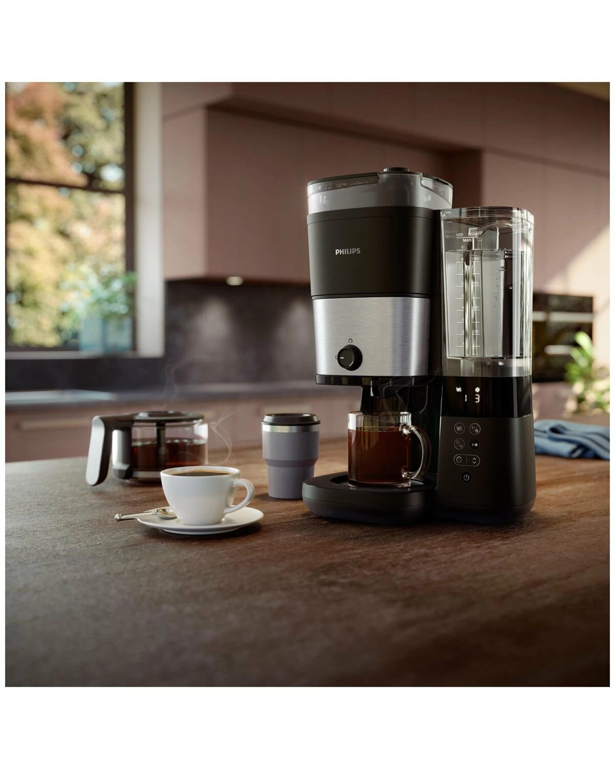 3 Philips Grind & Brew Coffee Machine, 3 of 5