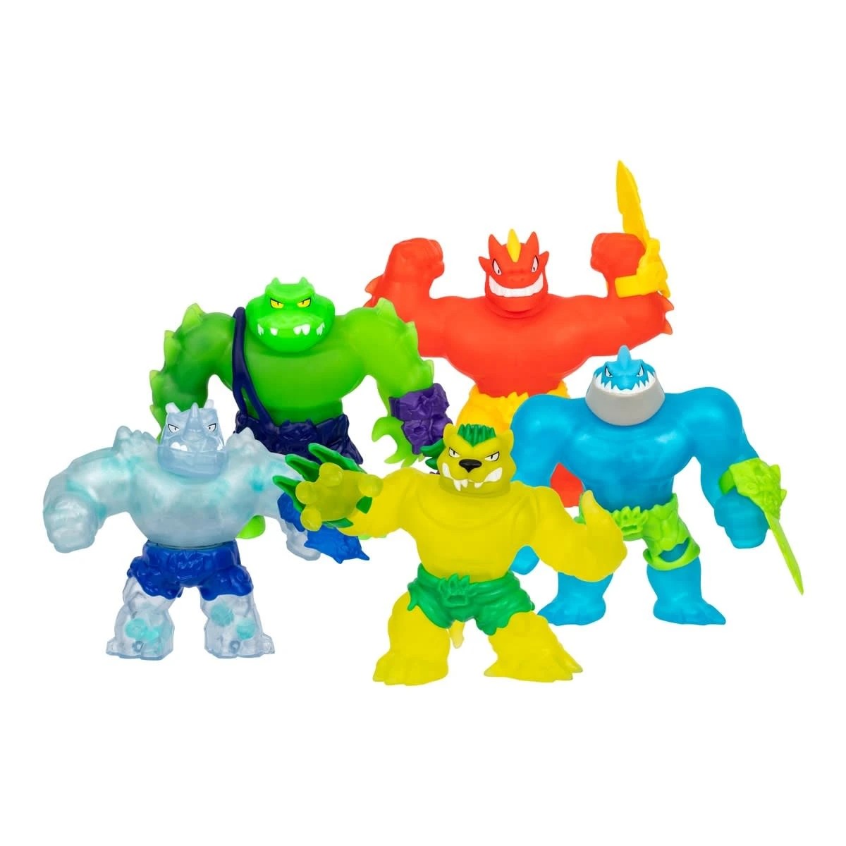 4 Heroes of Goo Jit Zu S13 Meteor Madness Hero Pack - Assorted, 4 of 10
