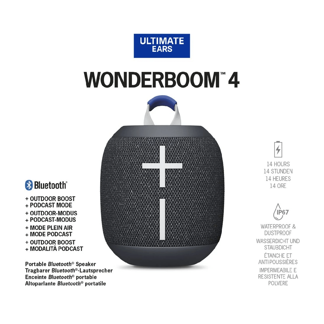 6 Ultimate Ears Wonderboom 4 Black, 6 of 9