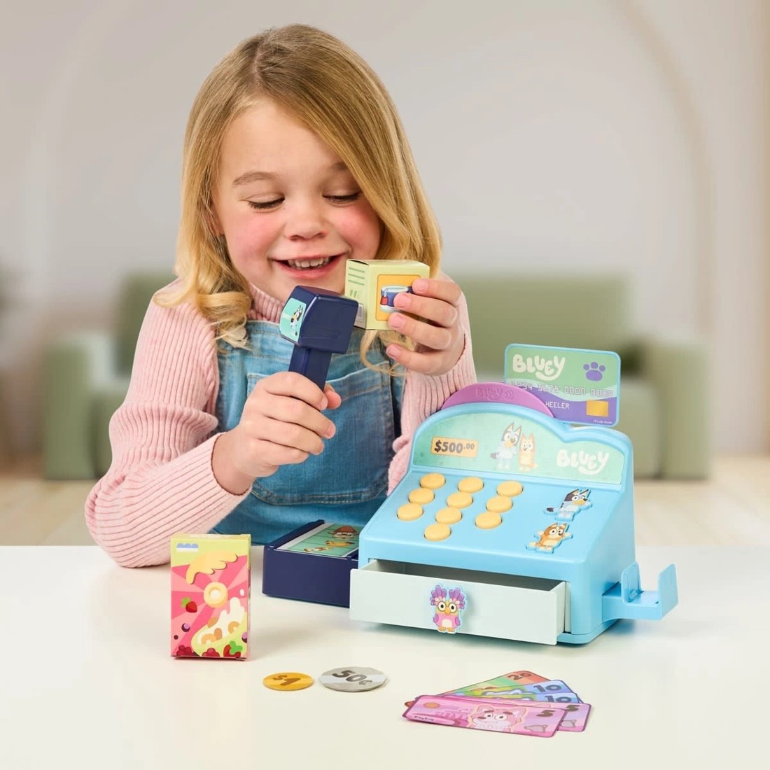 6 Bluey Role-Play Cash Register Toy, 6 of 9