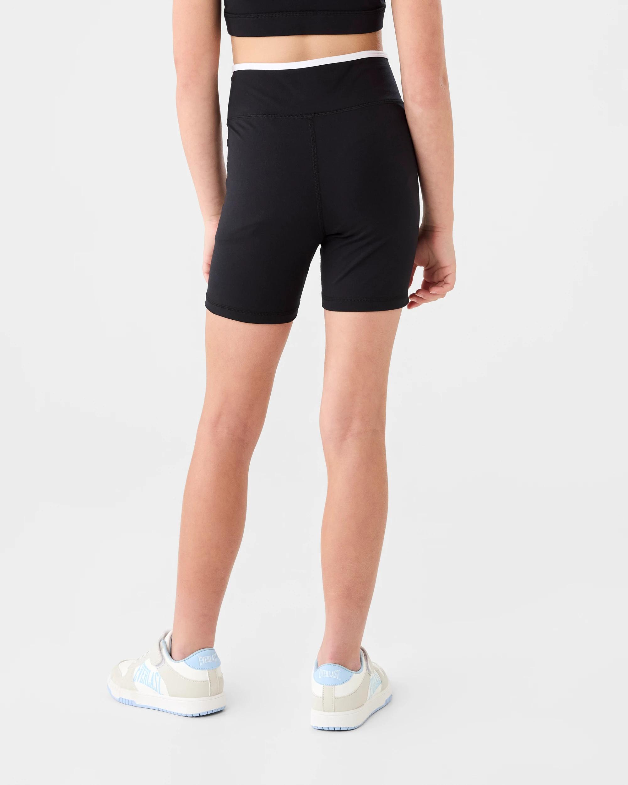 2 Everlast Kids Piping Bike Shorts Black, 2 of 6