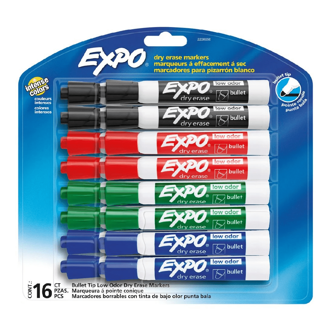 1 Expo Whiteboard Markers Bullet Tip 16 Pack Assorted, 1 of 10