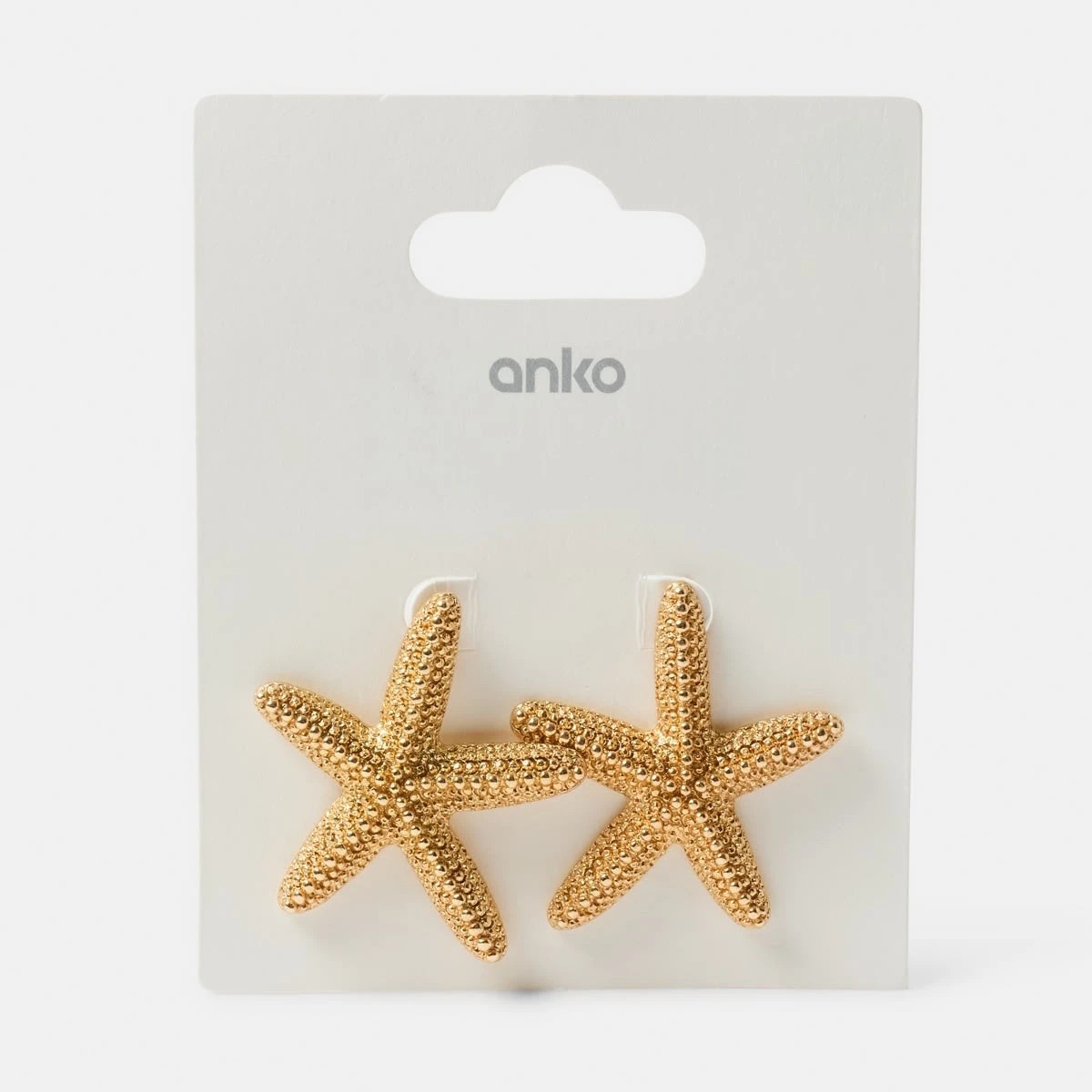 5 Starfish Stud Earrings - Gold Tone, 5 of 5
