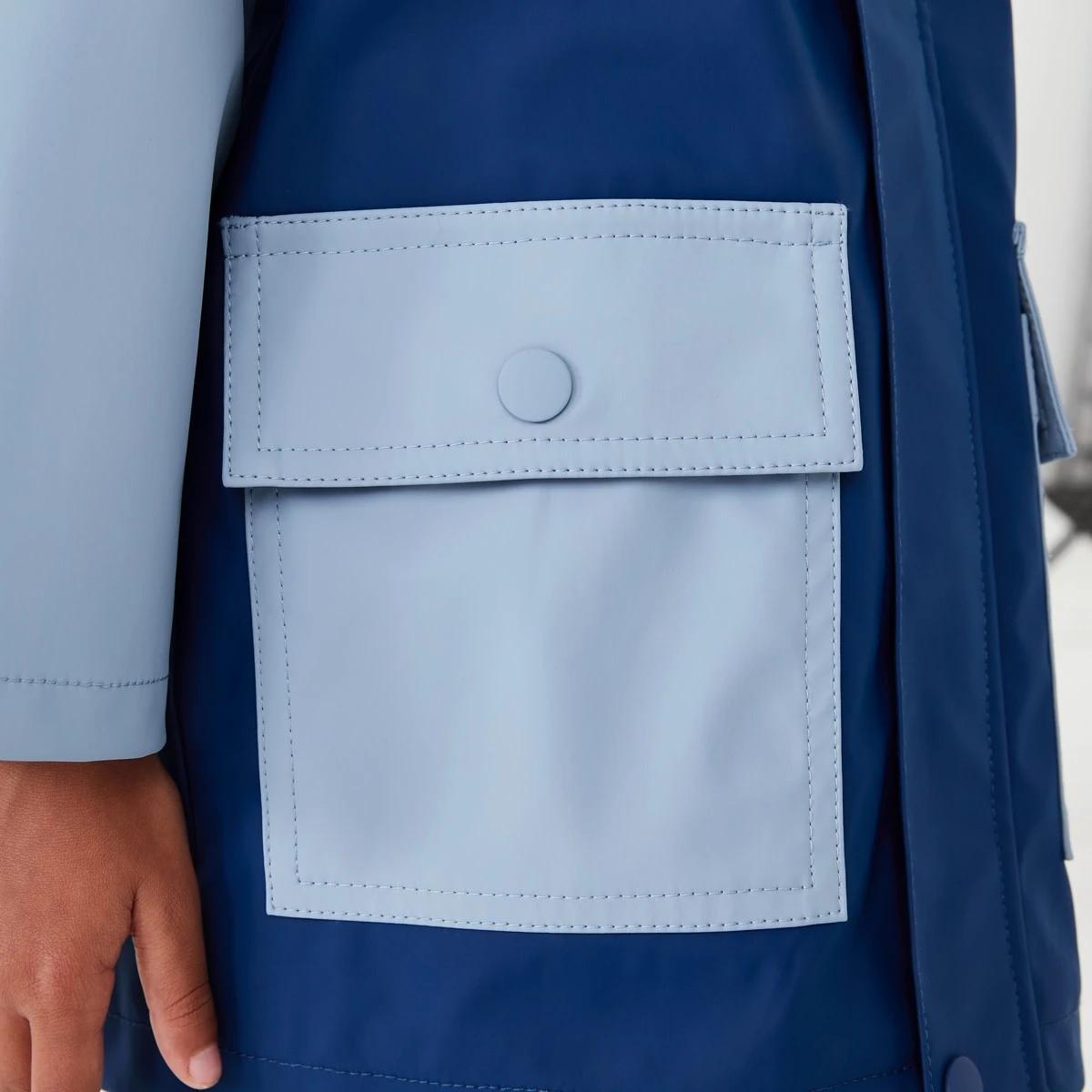 5 Colour Block Rain Jacket Vars Green, 5 of 9