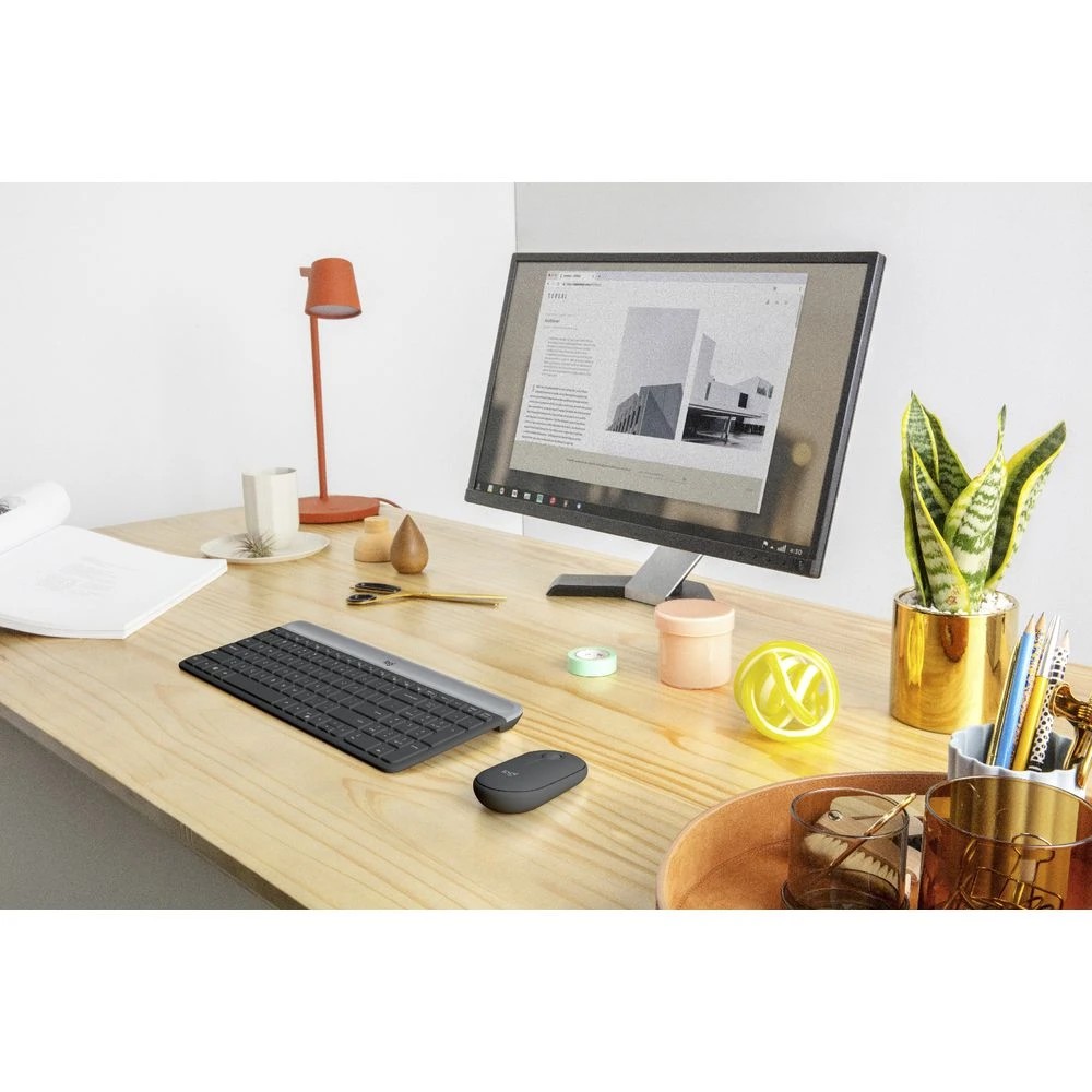 6 Logitech MK470 Wireless Mouse and Keyboard Combo Graphite, 6 of 8