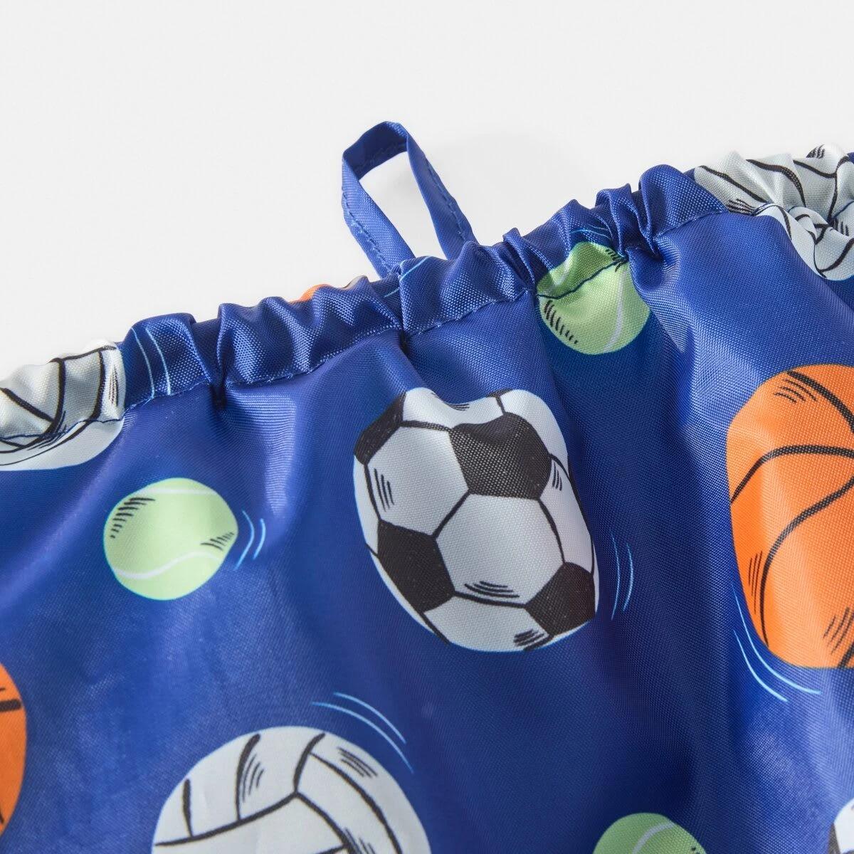 3 Drawstring Bag Blu Sport, 3 of 4