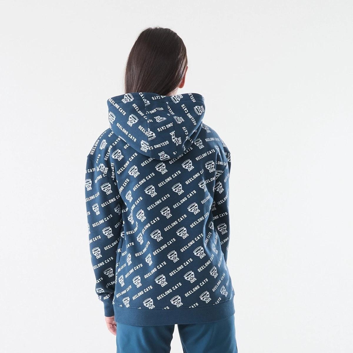 4 Official AFL Kids All Over Print Hoodie Geelong, 4 of 9