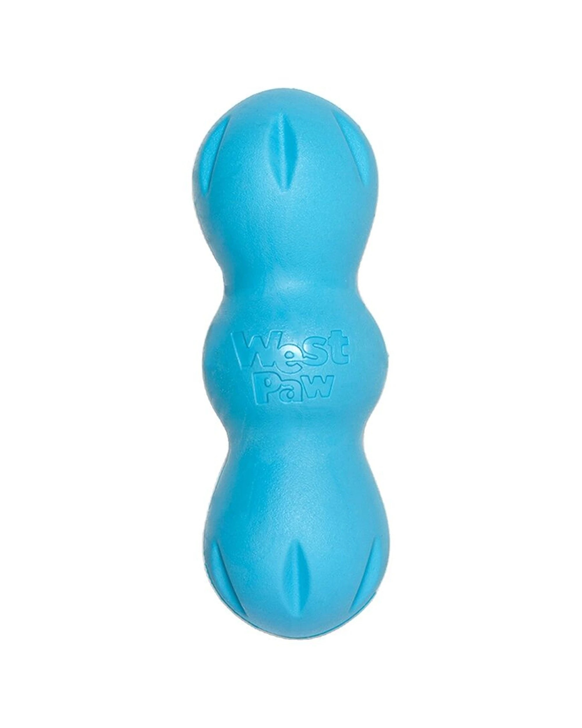 1 West Paw Rumpus Zogoflex Dog Chew Toy Medium Floats Dishwasher Safe For Fetch - Blue, 1 of 1