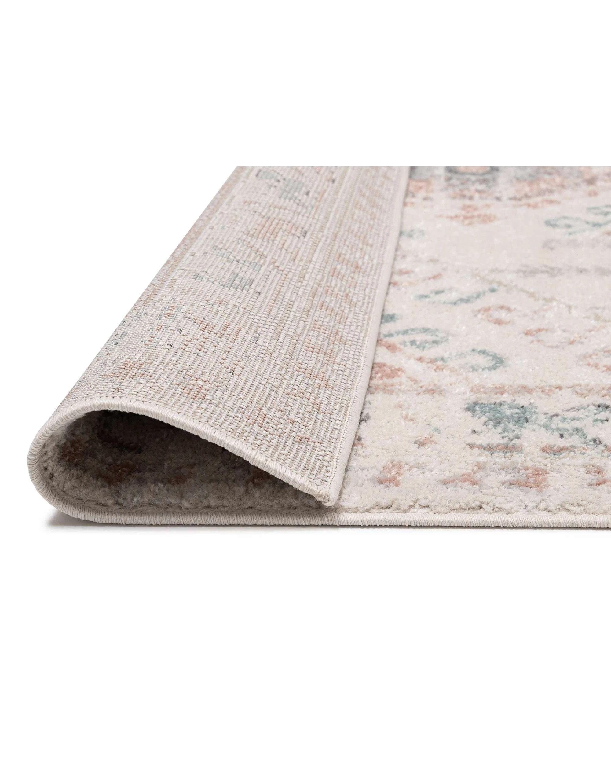 5 Loopsie Ballina Traditional Medallion Rug-230cm x 160cm - White, 5 of 8