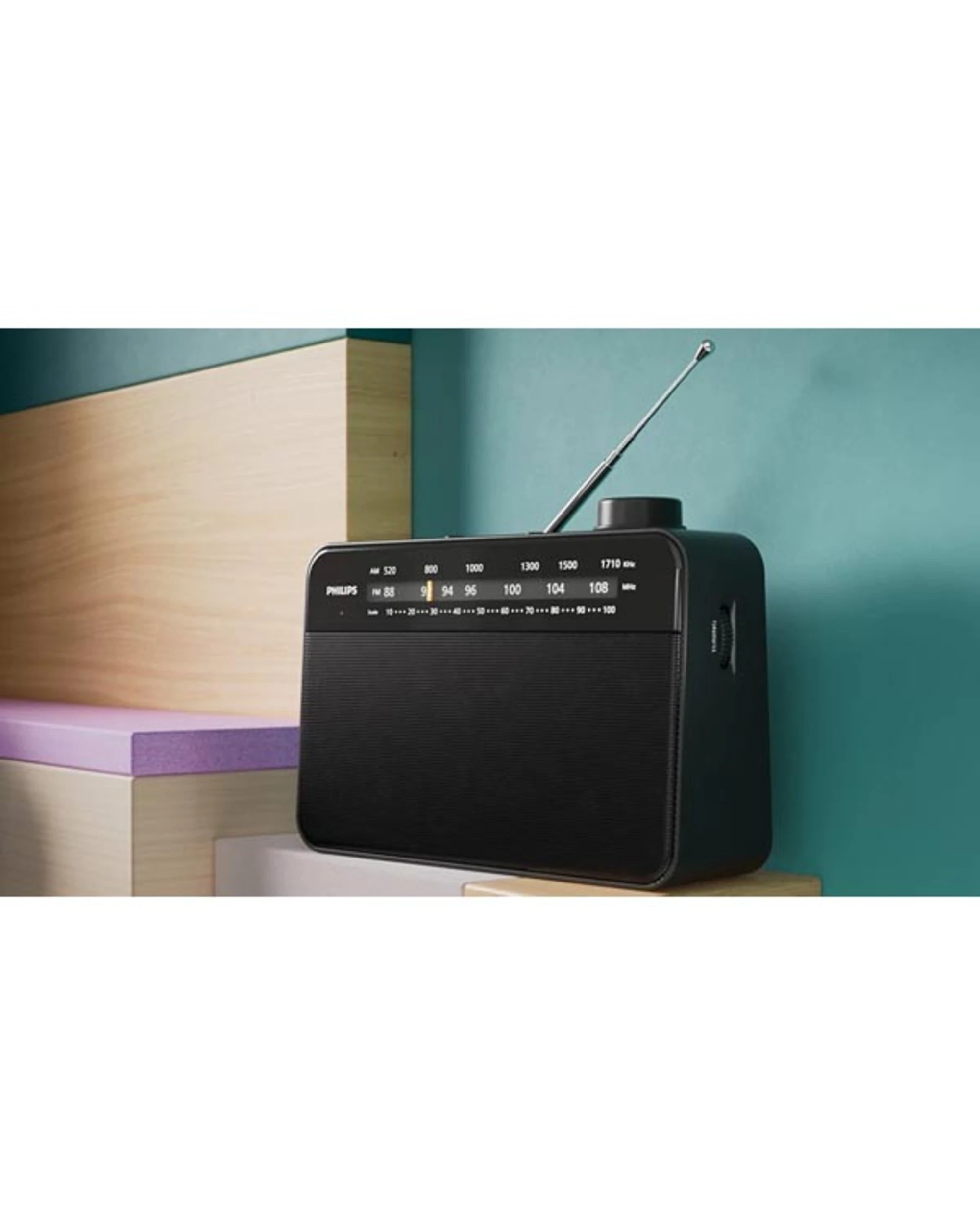 2 Philips TAR2509 Portable AM/FM Radio, 2 of 5