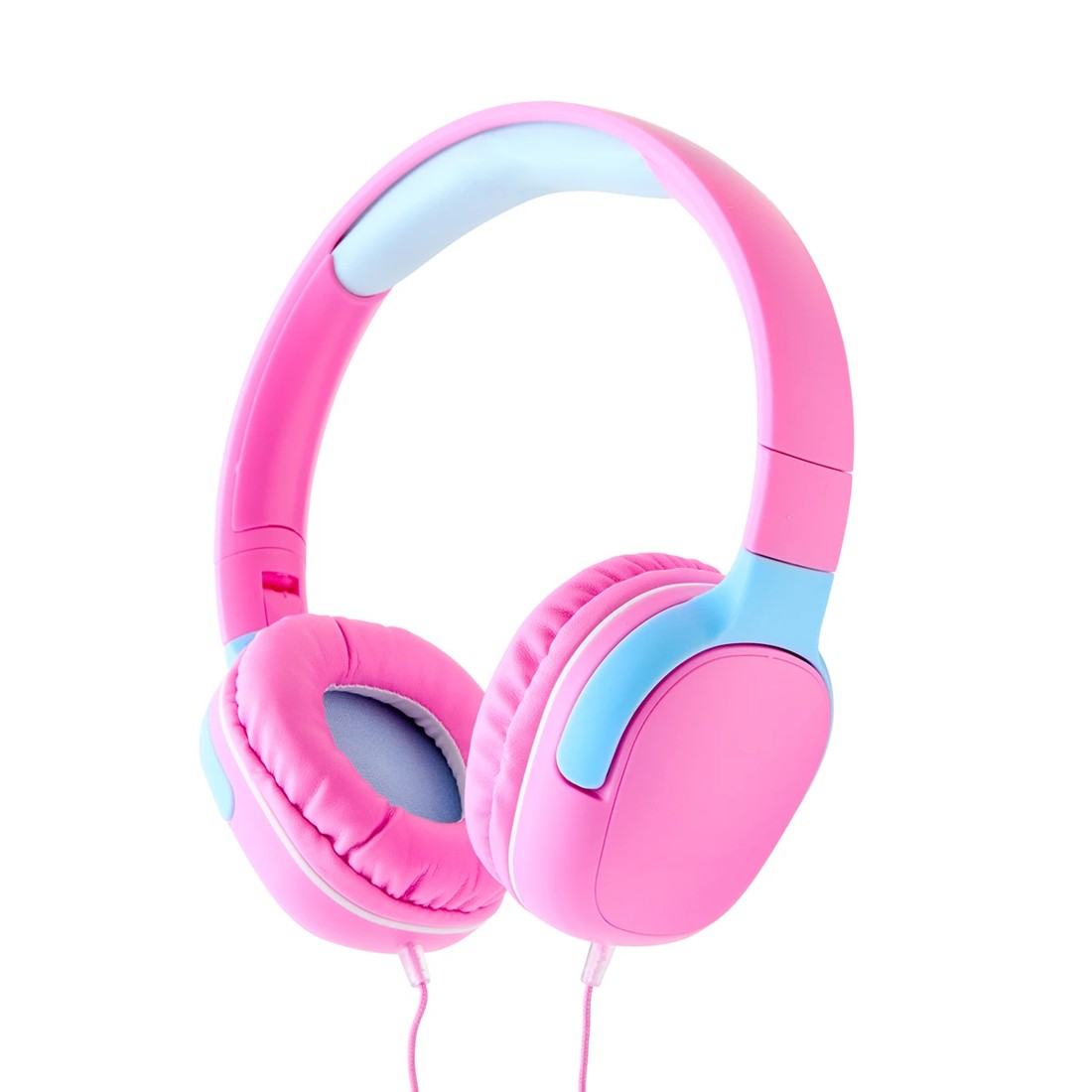 1 Over-Ear Wired Kids Headphones - Pink, 1 of 9