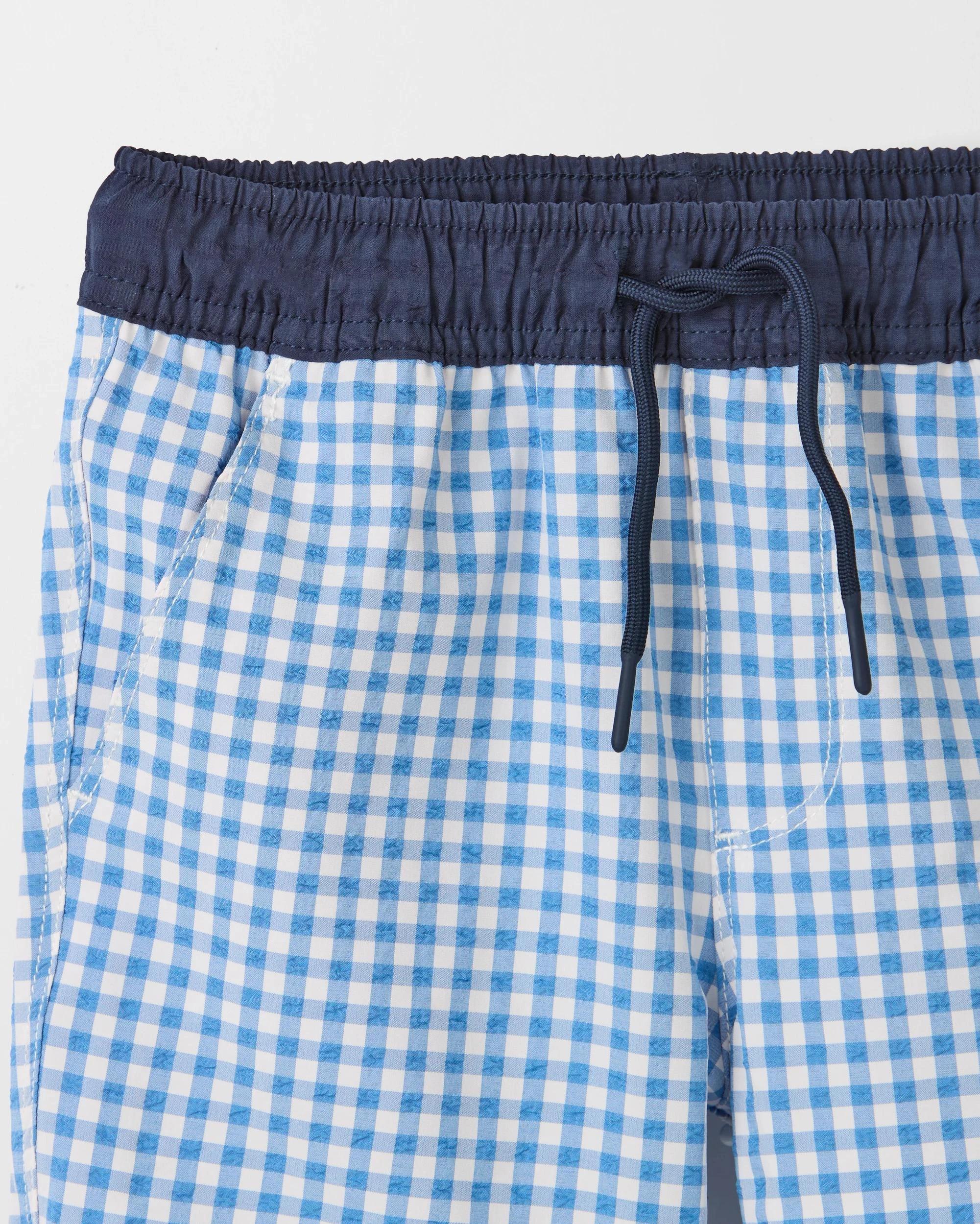 2 Target Gingham Swim Boardshorts BLUE, 2 of 2