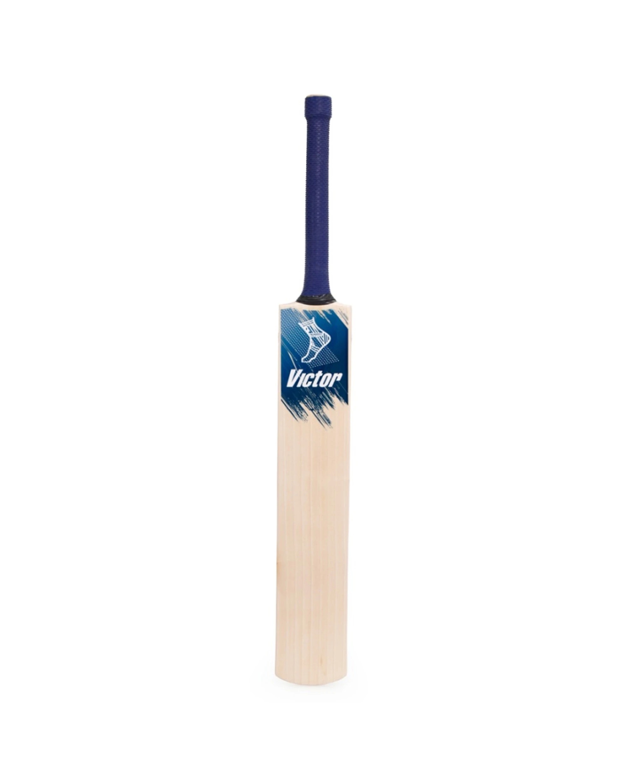 1 Victor Sports Pro Level Cricket Bat Grade 1 English Willow Prime - Blue, 1 of 7