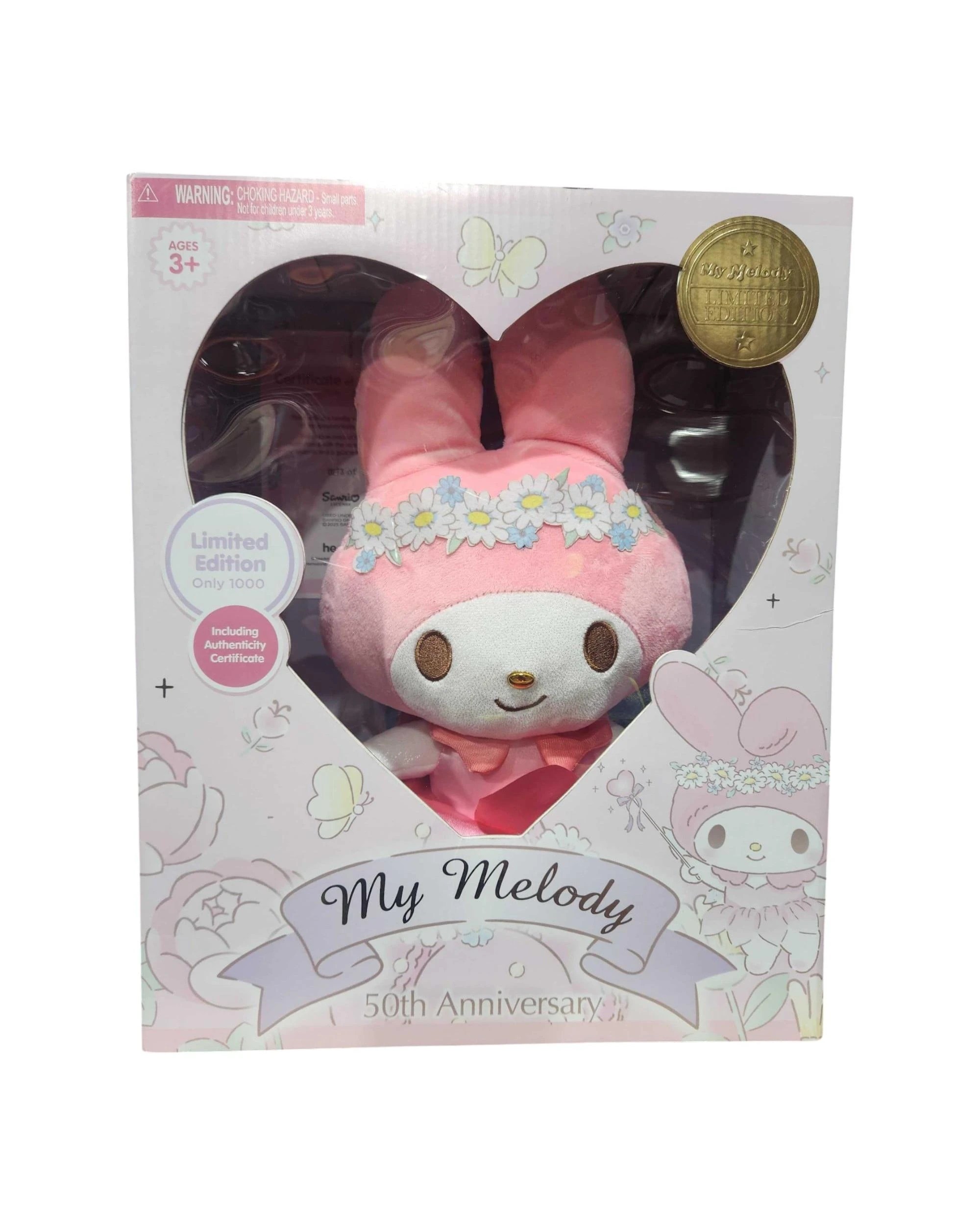 4 Sanrio My Melody 50th Anniversary Limited Edition 12 inch Plush, 4 of 5