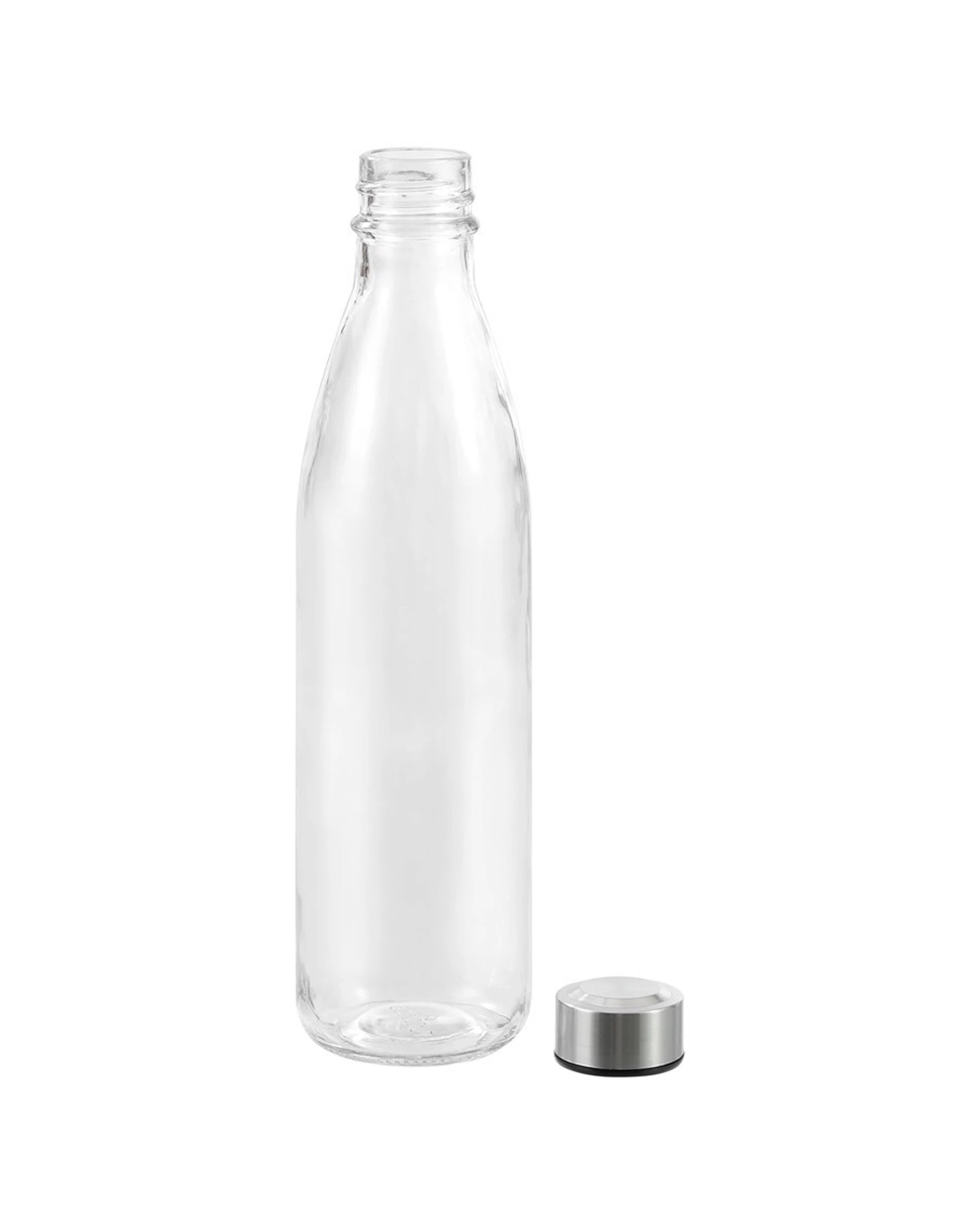 4 Lemon & Lime 1l Glass Screw Top Lid Water Bottle Juice Drink Container Clear
 - Clear, 4 of 5