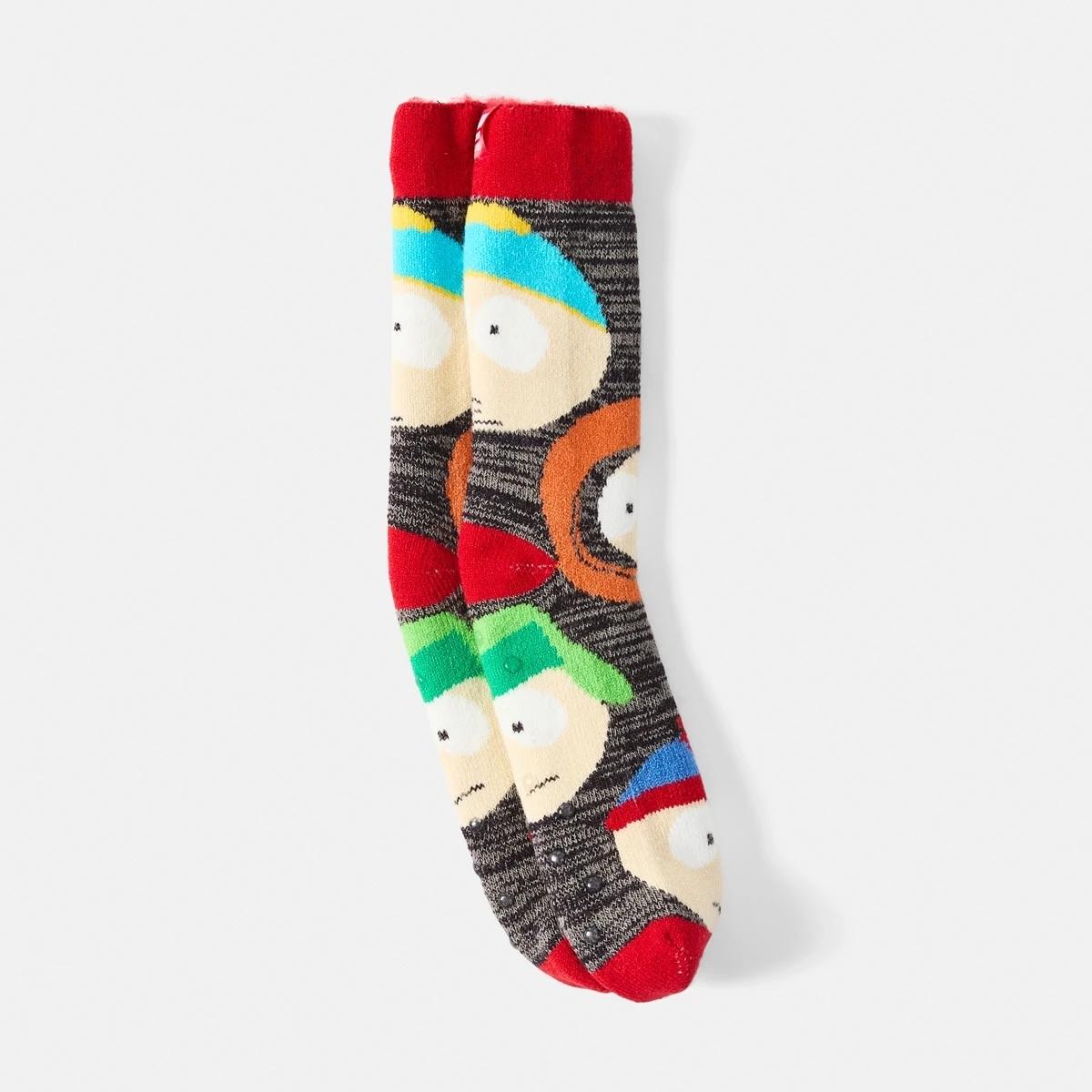 1 License Thermal Home Socks South Park, 1 of 3