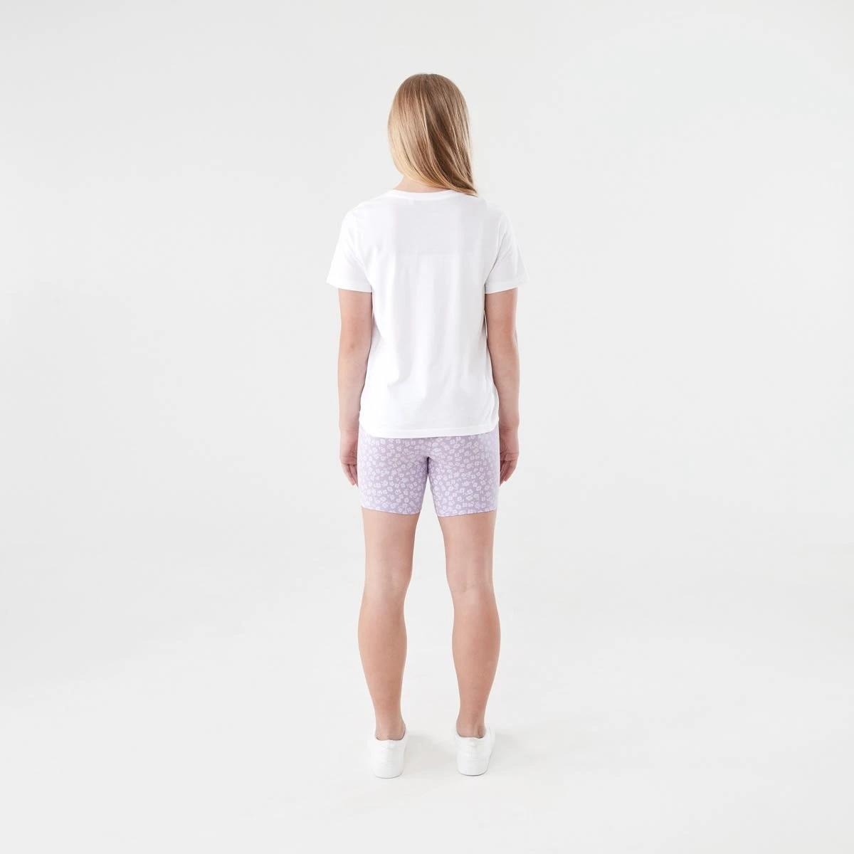 5 Print Bike Shorts Blossom Field Pastel Lilac, 5 of 5