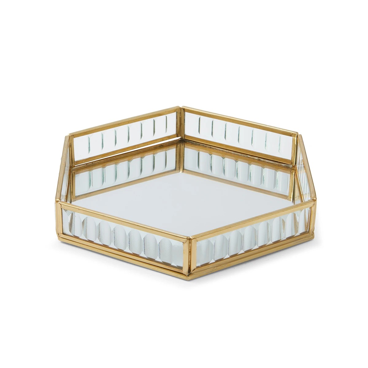 4 Fluted Glass Jewellery Tray, 4 of 5