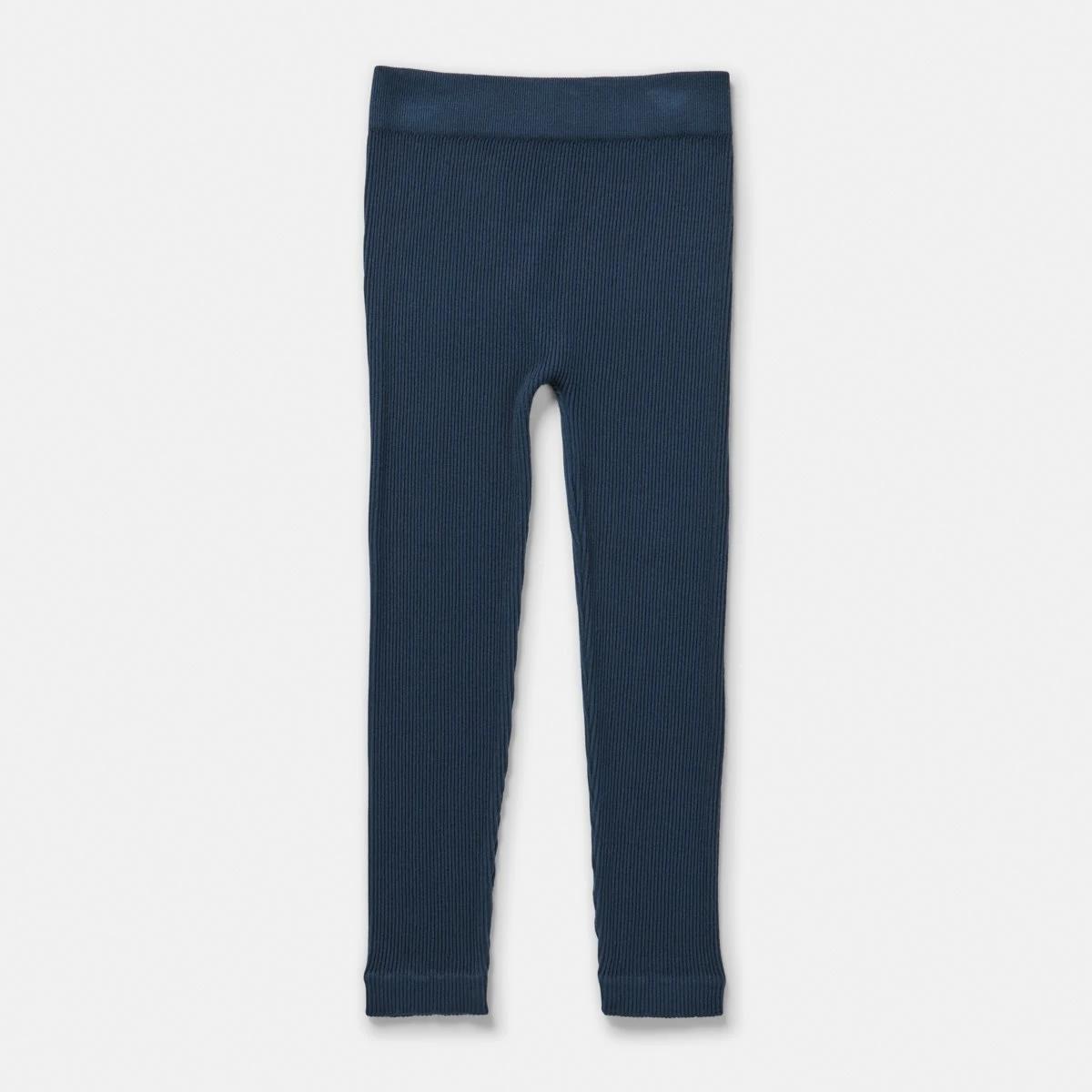 6 Rib Leggings Dress Navy, 6 of 7