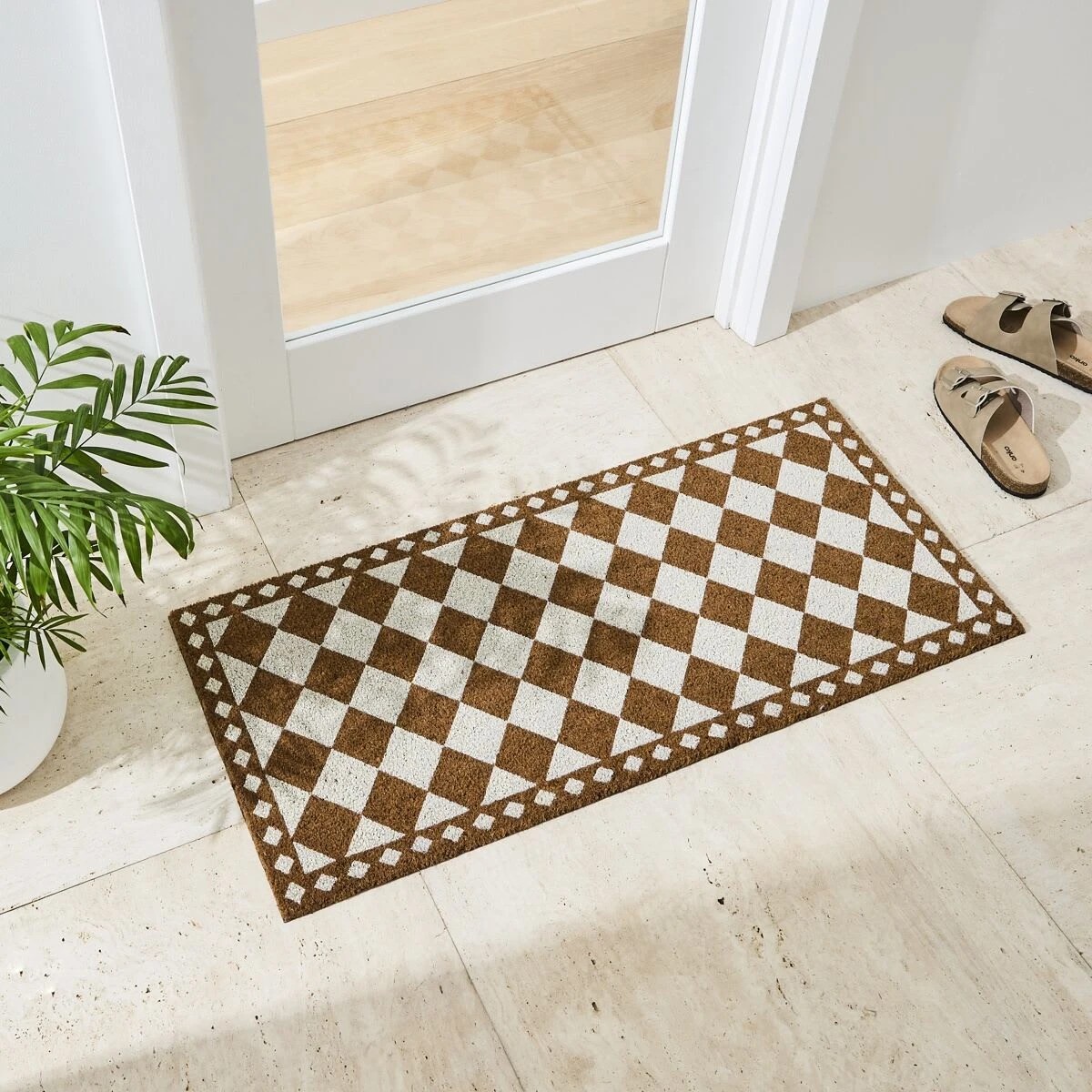 1 Diamond Door Mat, 1 of 5