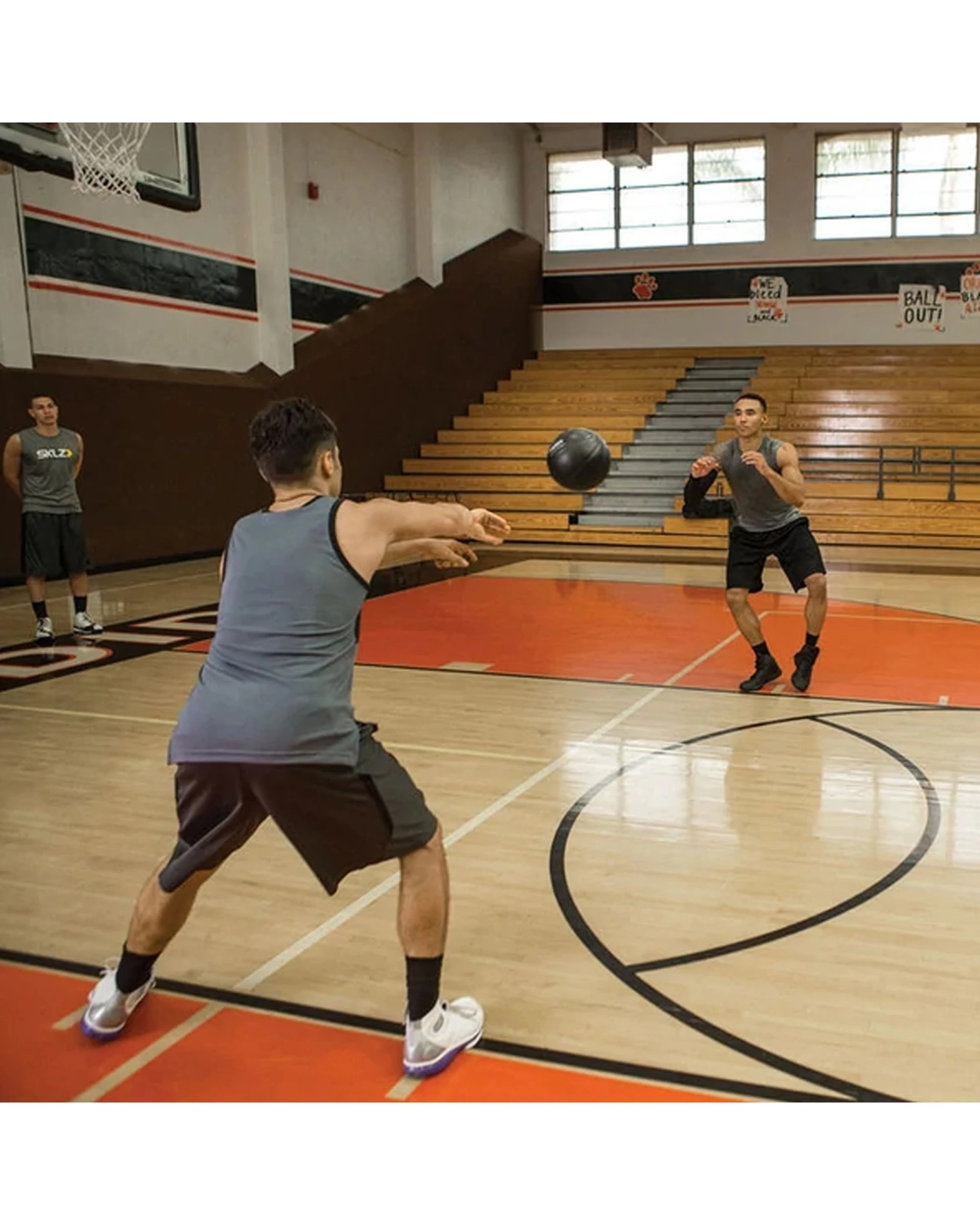 3 Sklz Heavy Weight Control Basketball - Black, 3 of 3