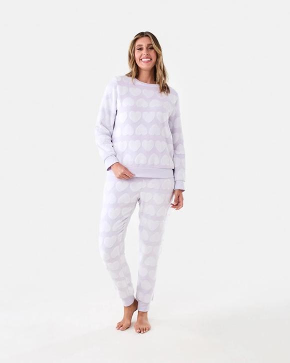 Fleece Top and Pants Pyjama Set