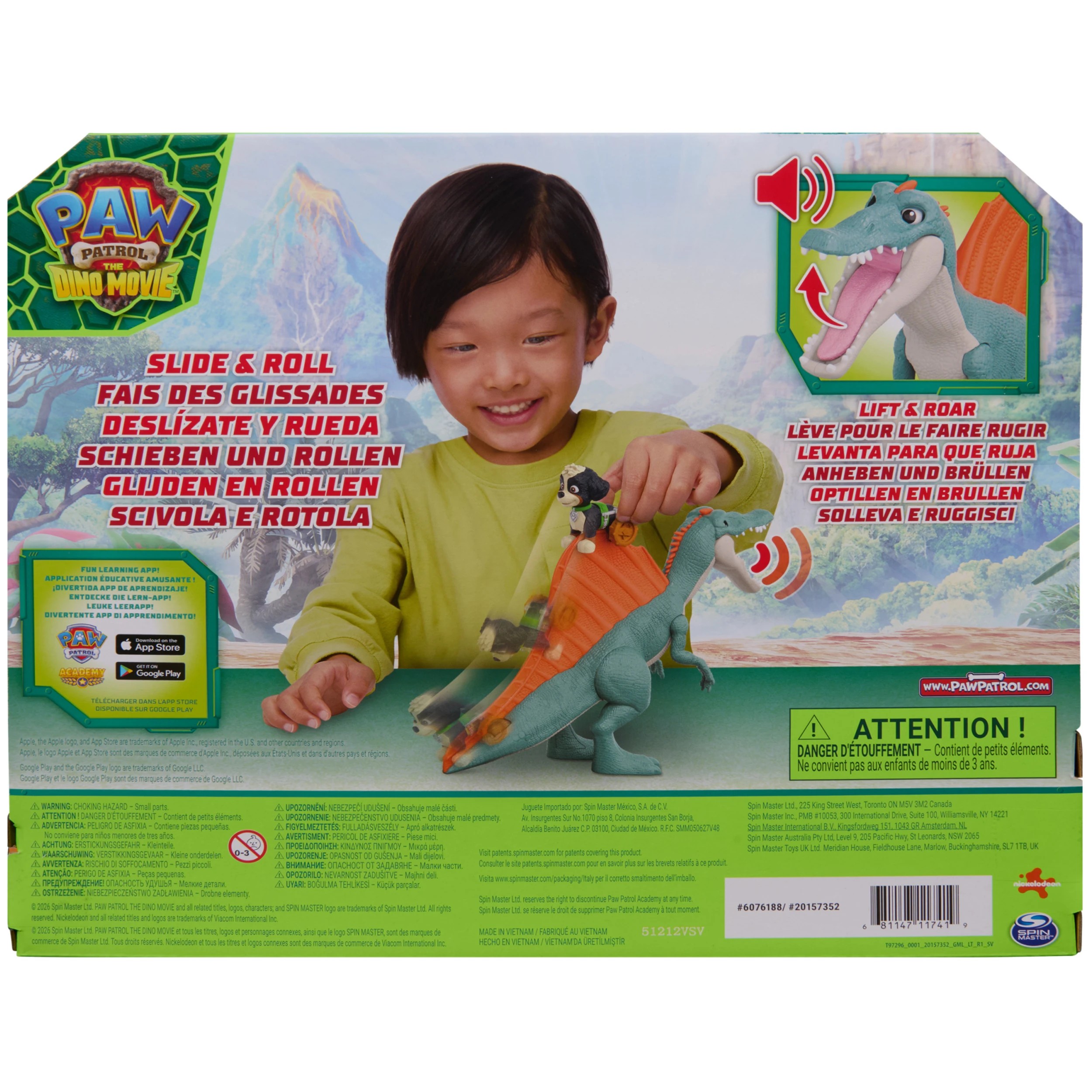 9 PAW Patrol: The Dino Movie Rise & Roll Dino Set, 9 of 9