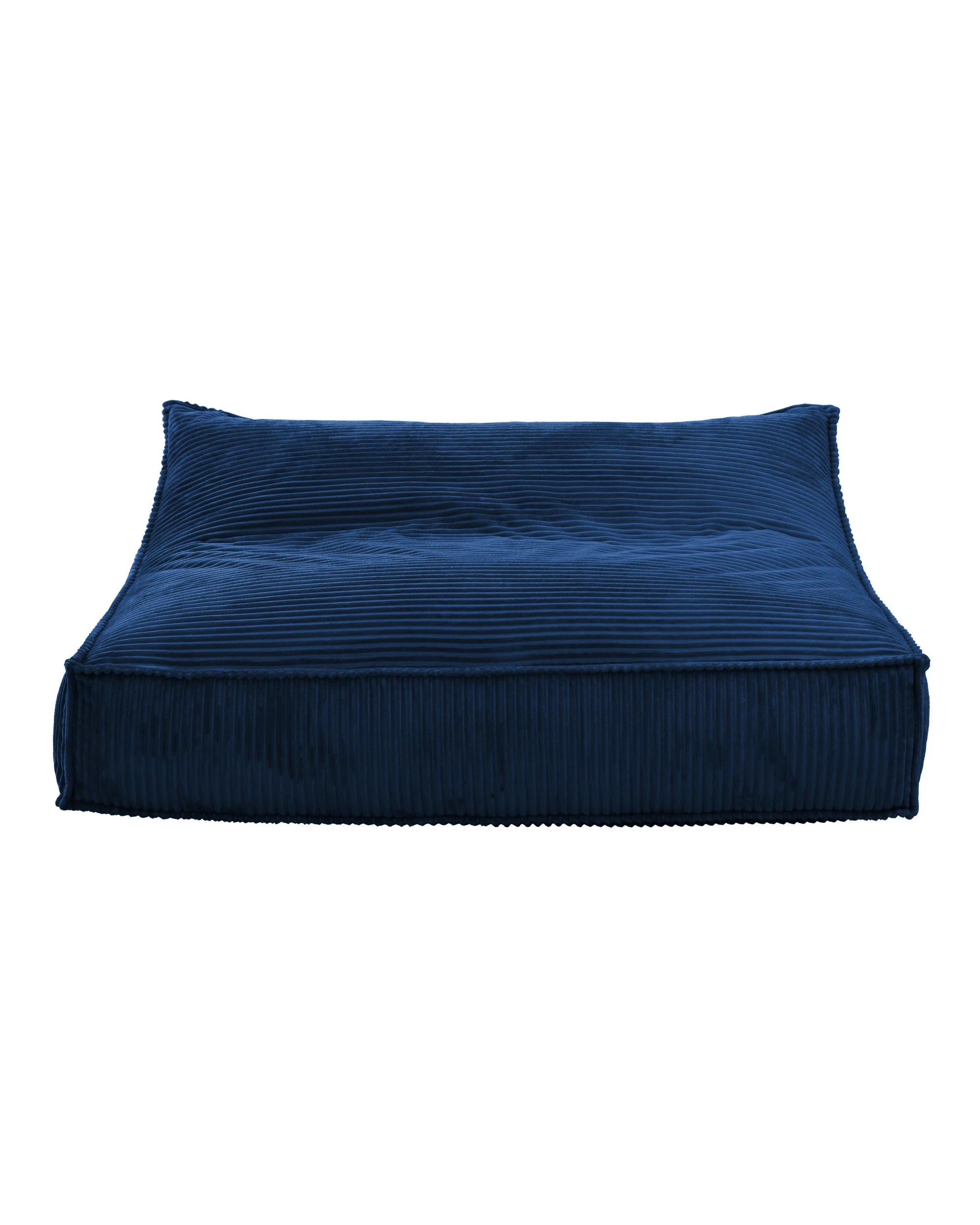 4 Cadence & Co. Wilde Ribbed Luxe Fleece Double Sofa Bean Bag Lounge Cover - Teal, 4 of 9